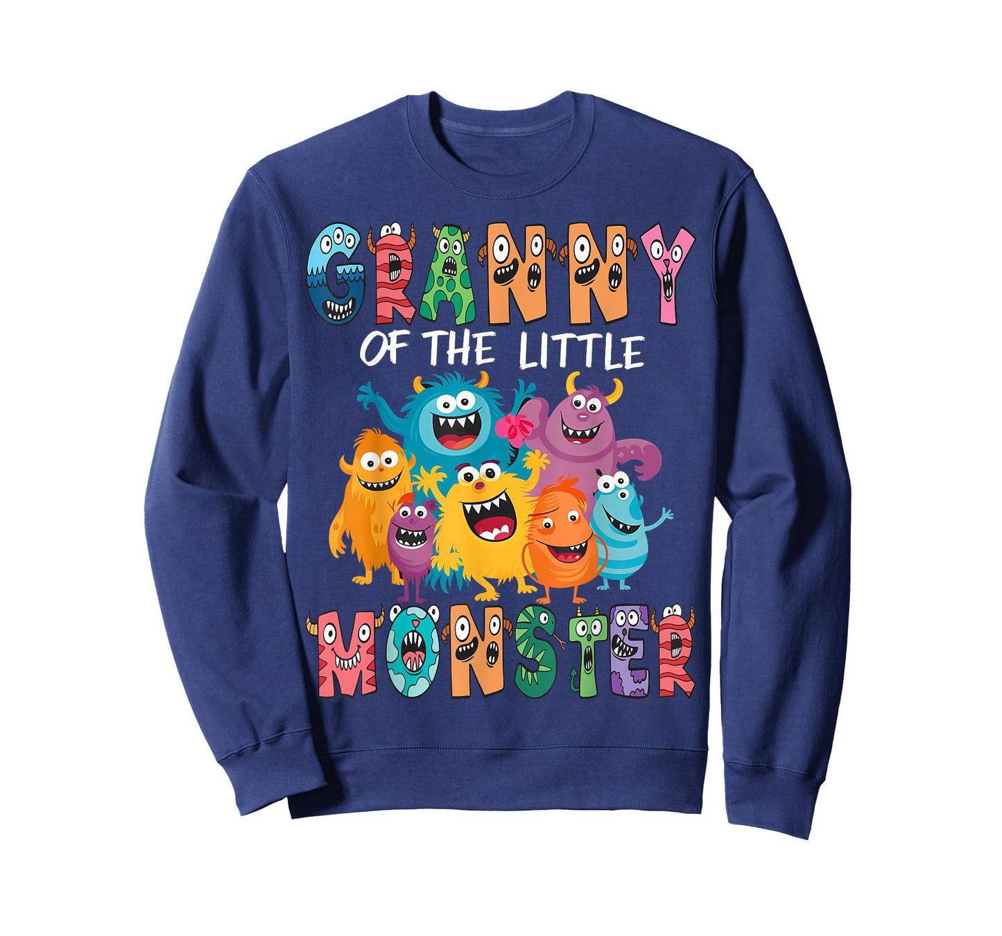 Granny Of The Little Monster Kids 1St Birthday Party T-Shirt