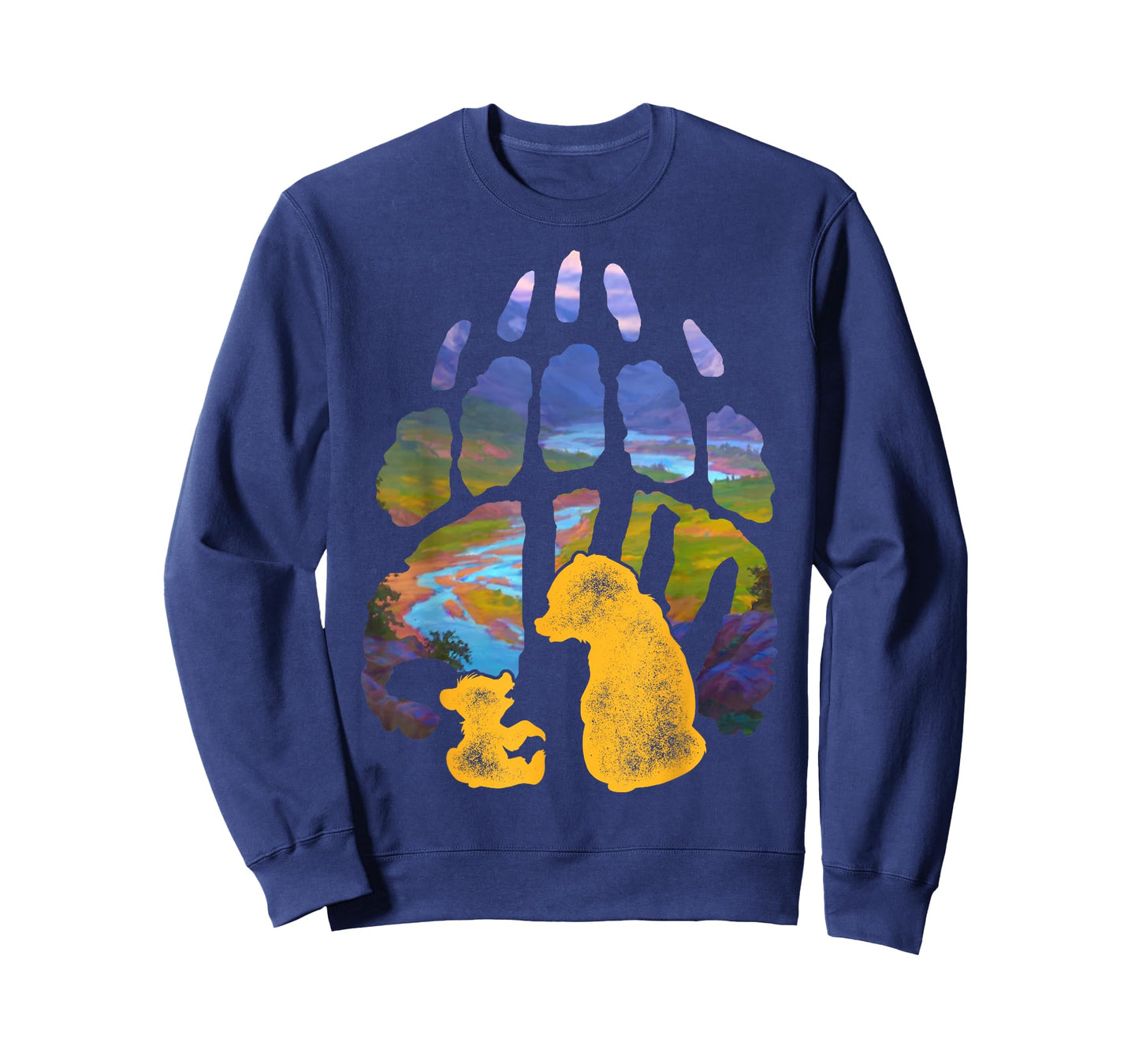 Disney Brother Bear Kenai Koda Paw Silhouette T-Shirt T-Shirt