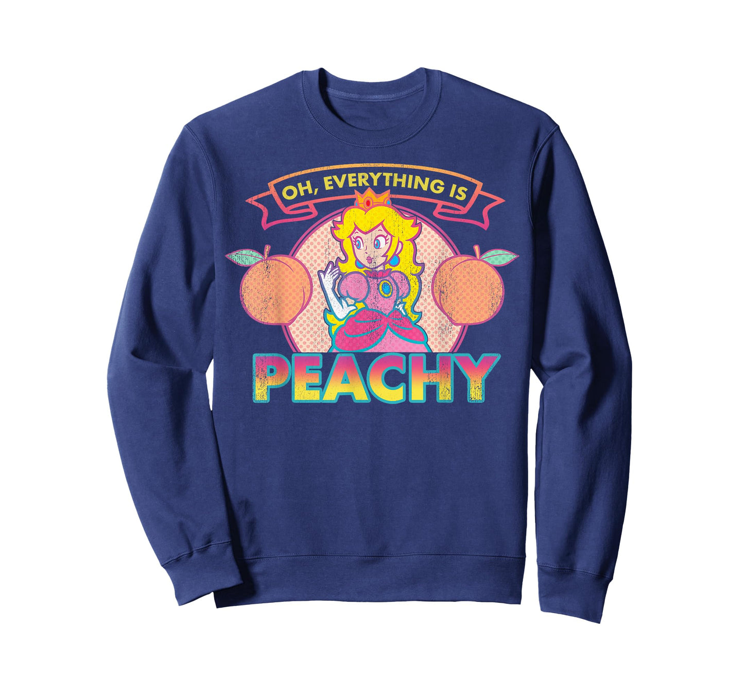 Super Mario Princess Peach Everything Peachy Graphic T-Shirt T-Shirt