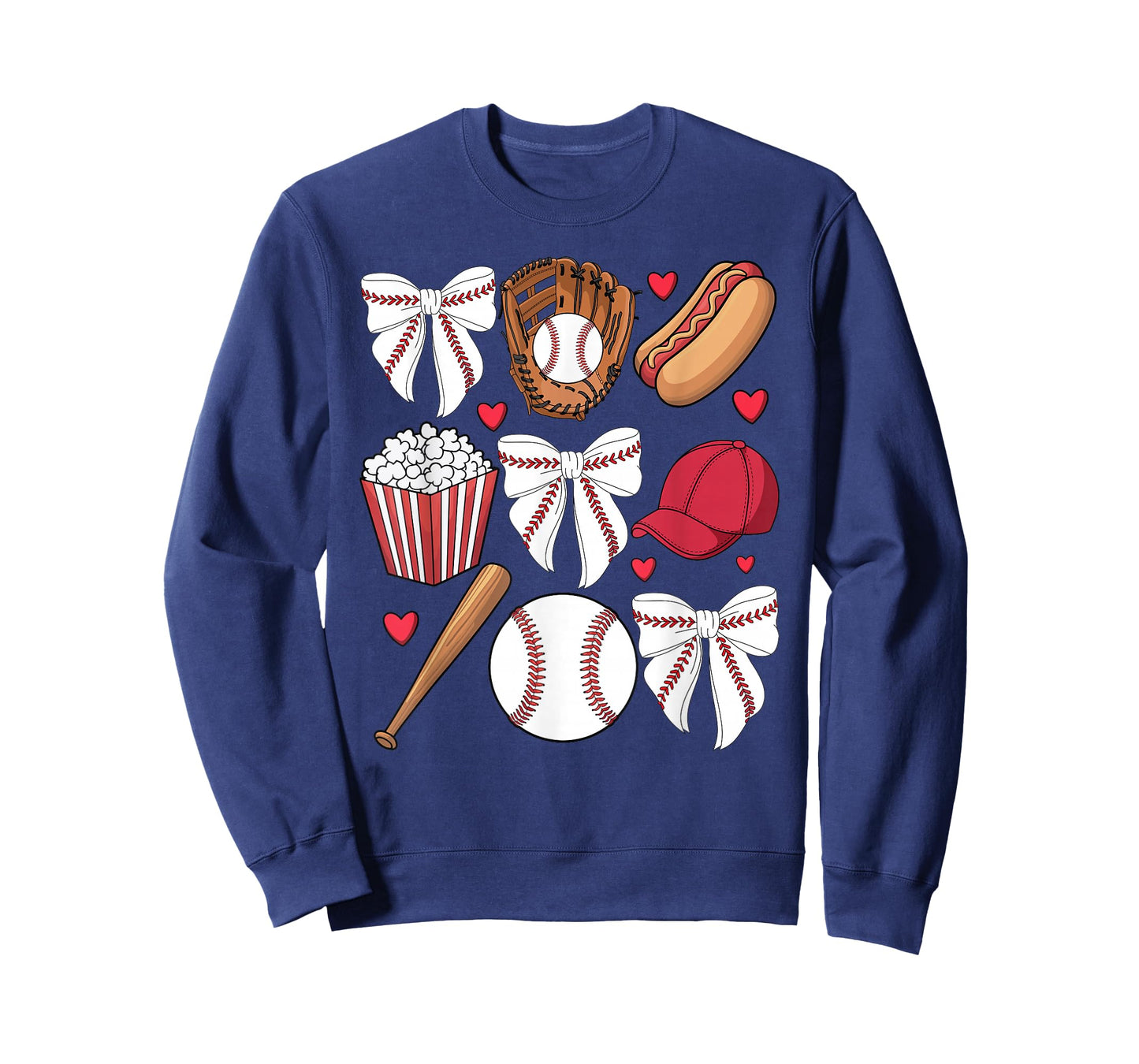 Baseball Coquette Bow Women Girls Baseball Cheer Mom Mama T-Shirt