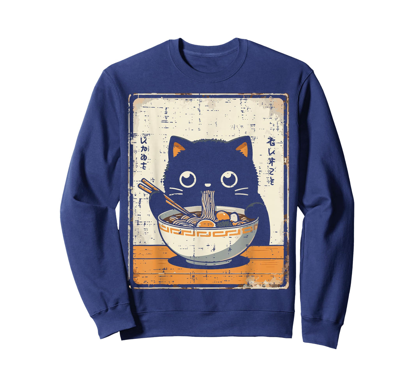 Japanese Black Cat Ramen Kawaii Noodles Art Women Girls Kids T-Shirt
