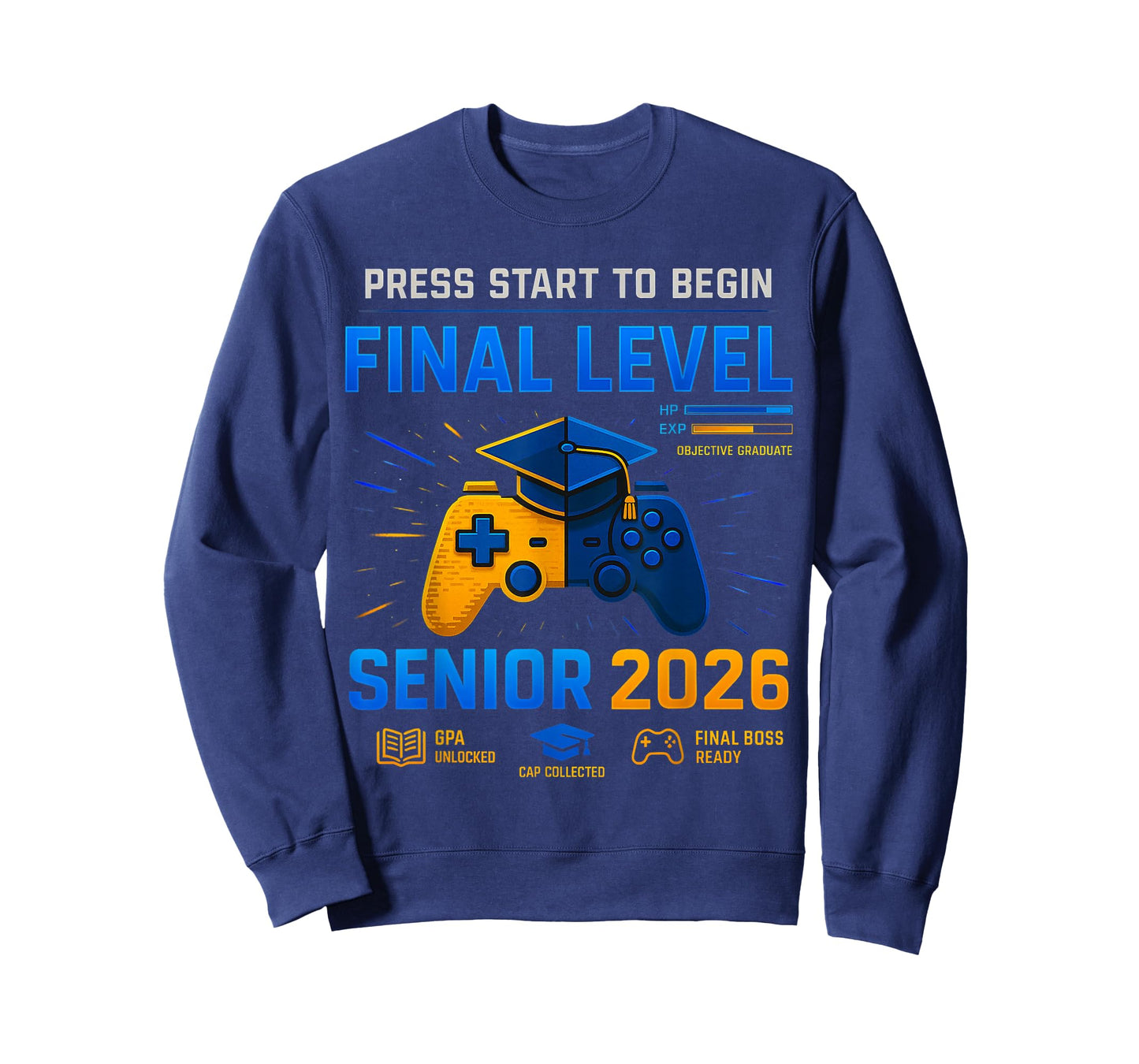 Senior Class Of 2026 Back To School Gamer Senior 2026 T-Shirt