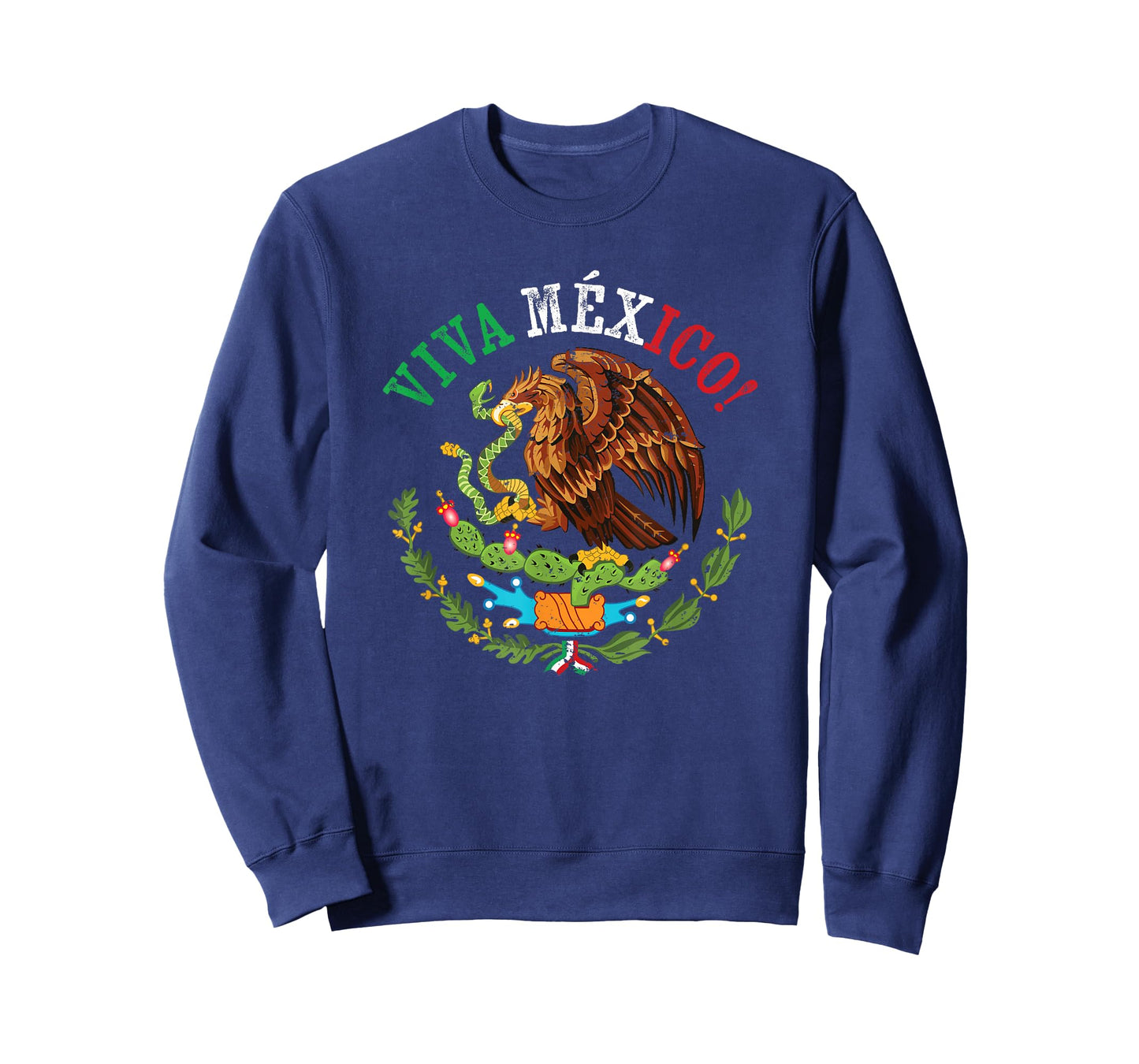 Mexican Flag Proud Mexican Coat of Arms Viva Mexico T-Shirt