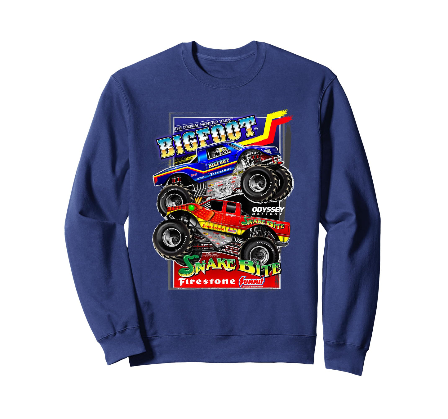 BIGFOOT vs. SNAKE BITE (modern) T-Shirt