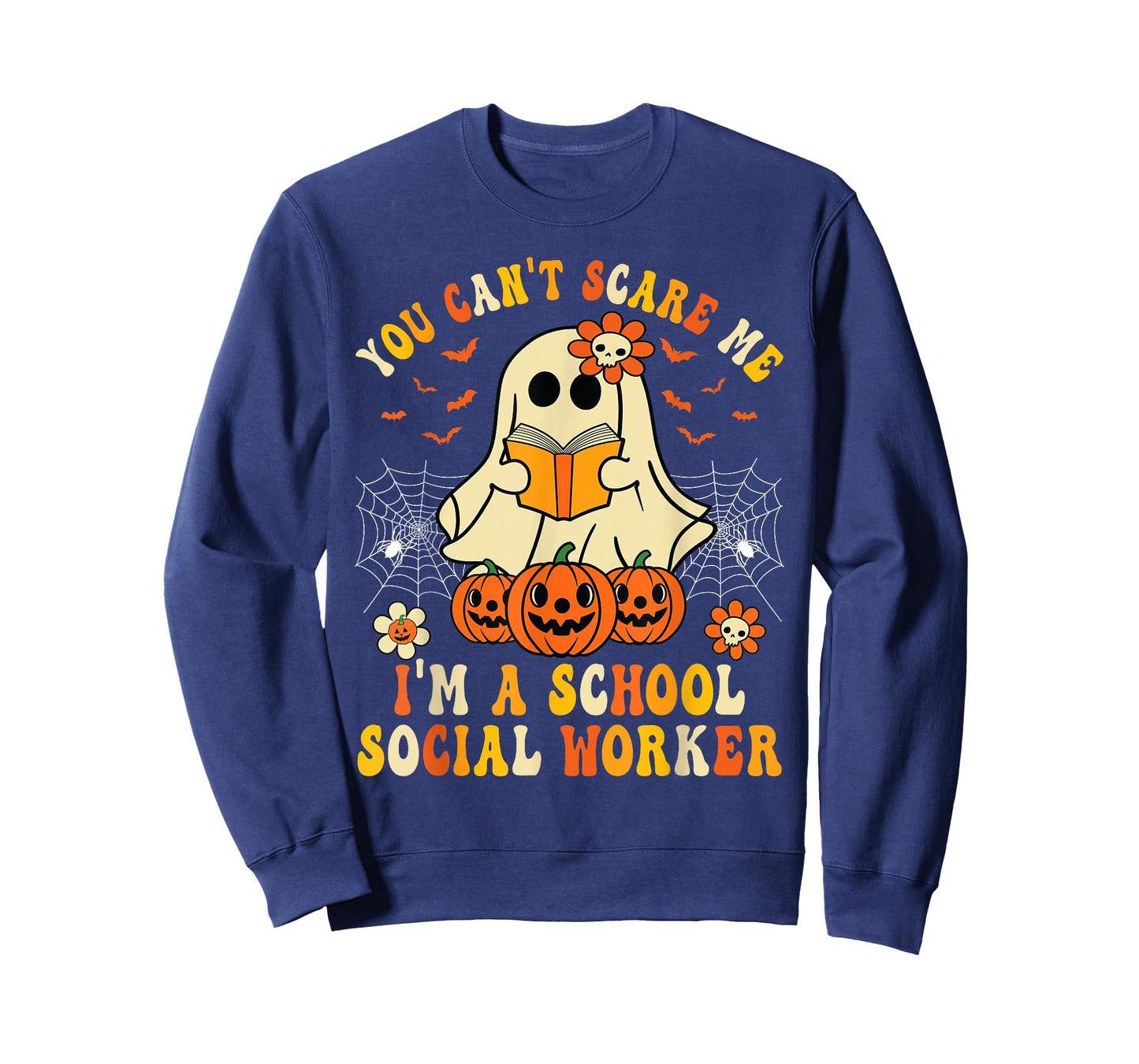 You Can't Scare Me I'm a School Social Worker Halloween T-Shirt