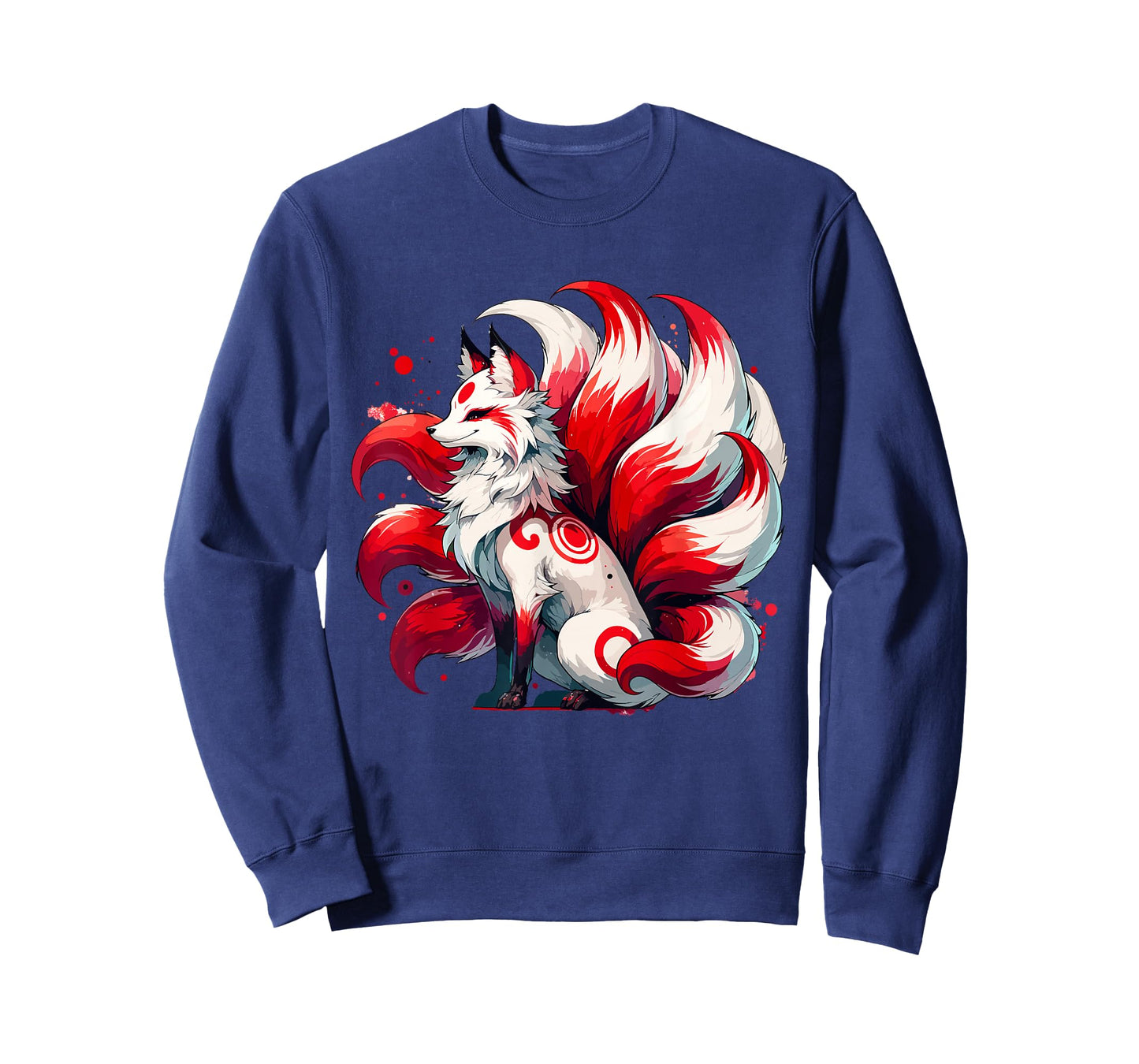 Japanese Anime Fox Kitsune Nine Tails T-Shirt