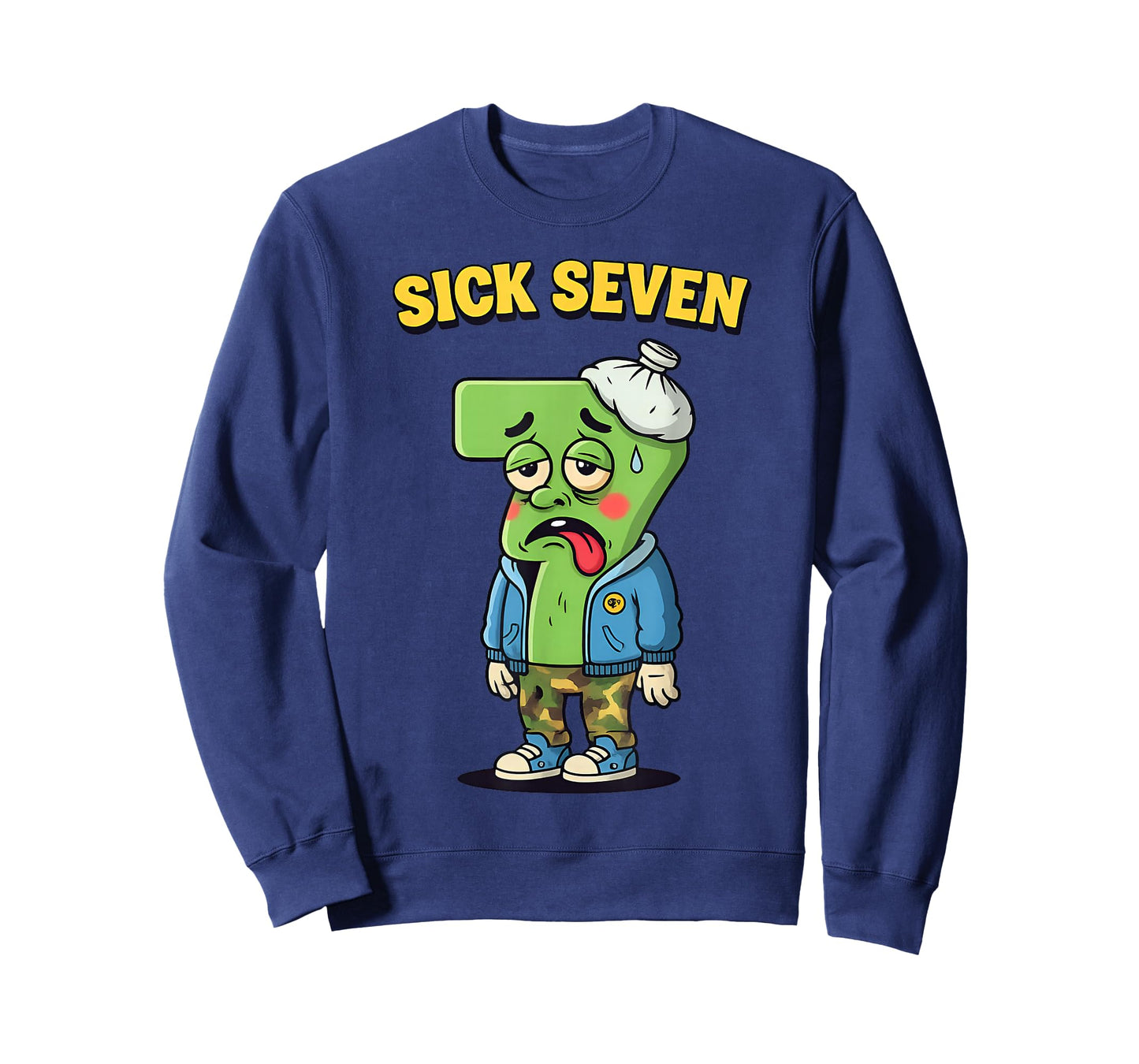 Sick Seven Funny Meme Trending 6 7 Halloween Costume Humor T-Shirt