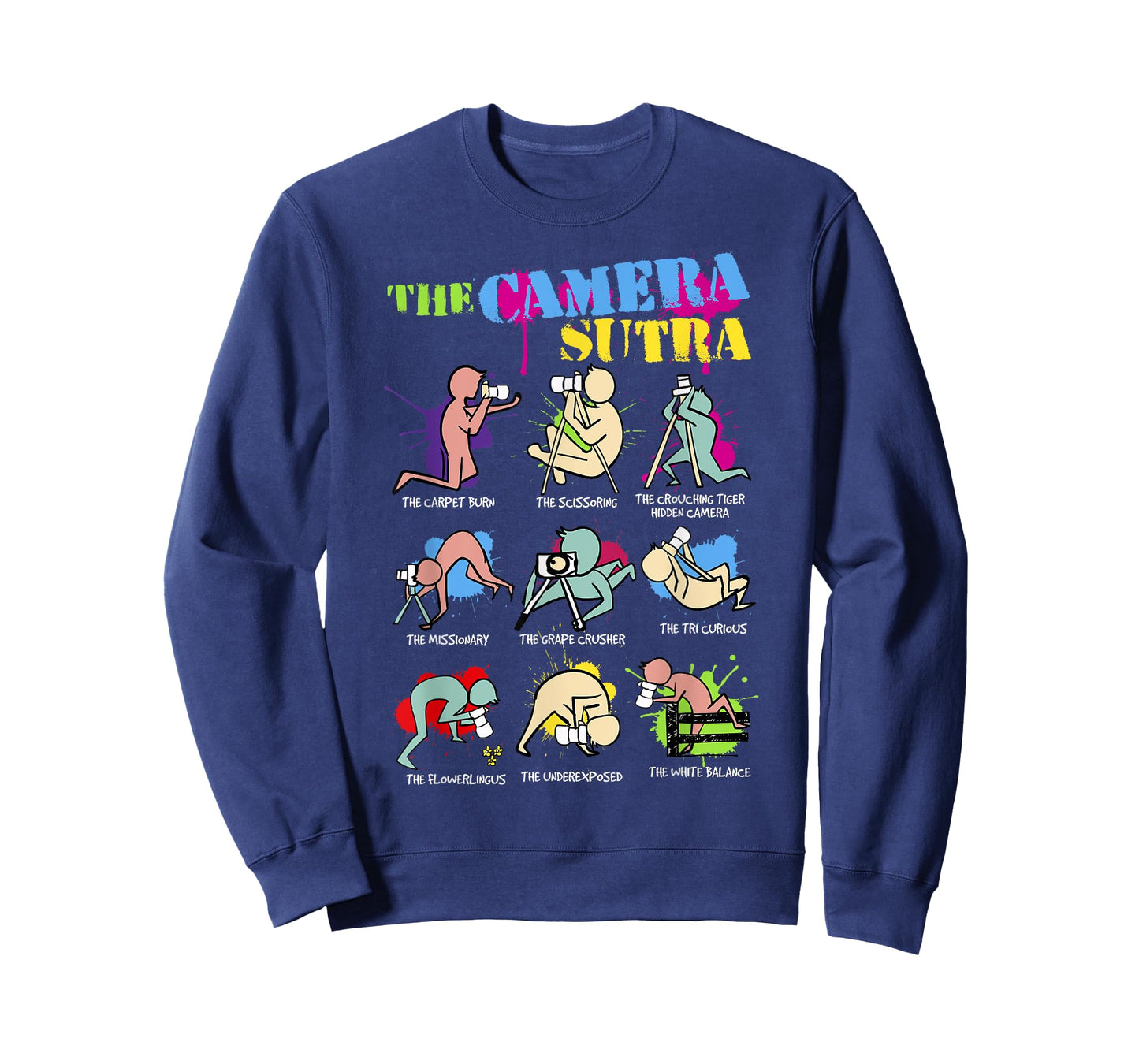 Funny Camera Sutra Gift design design T-Shirt