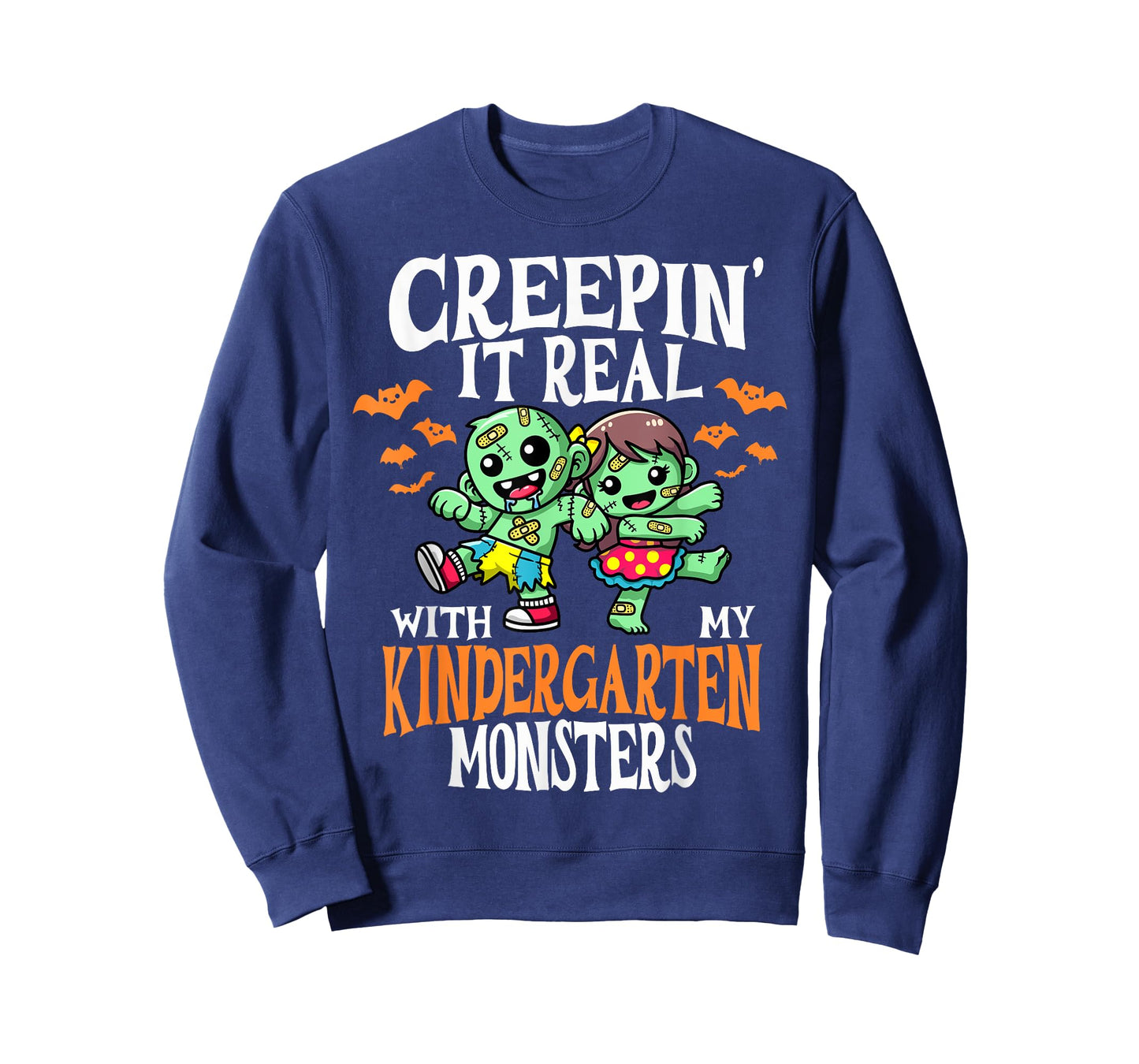 Creepin It Real Monster PreK Kindergarten Teacher Halloween T-Shirt