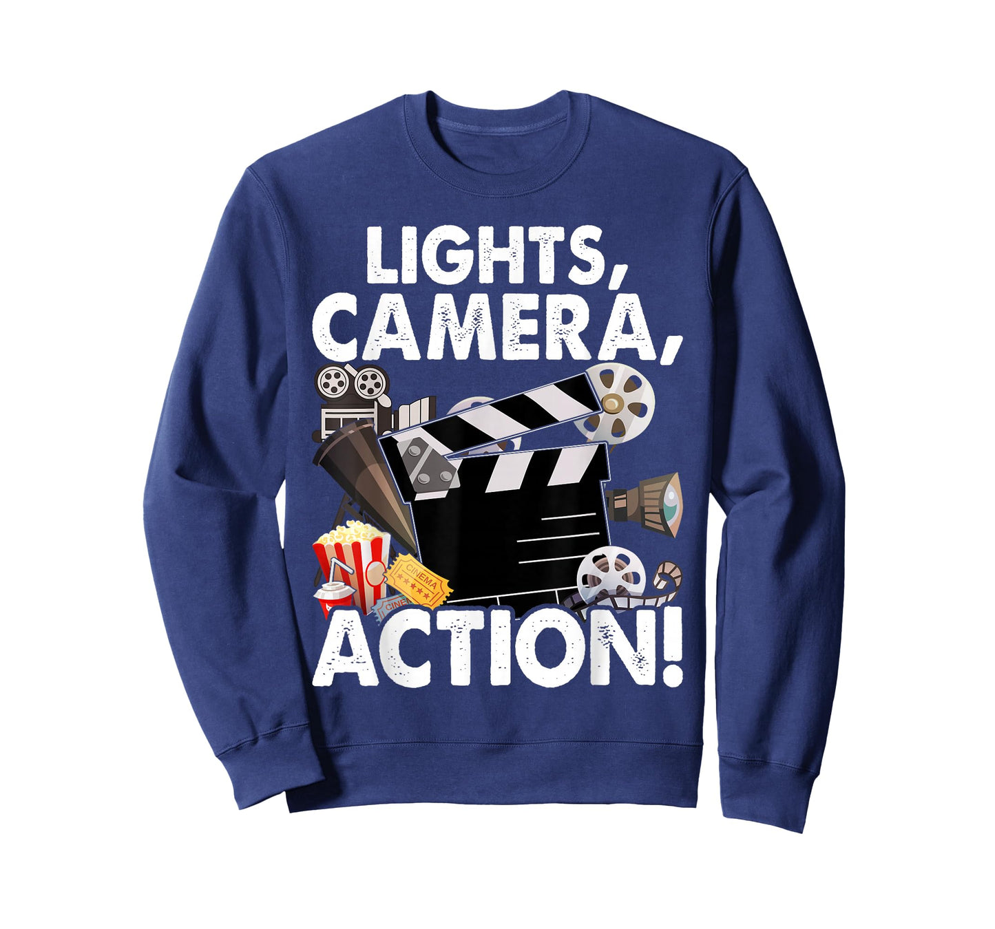 Movie Director Producer Filmmaker Film Lights Camera Action T-Shirt