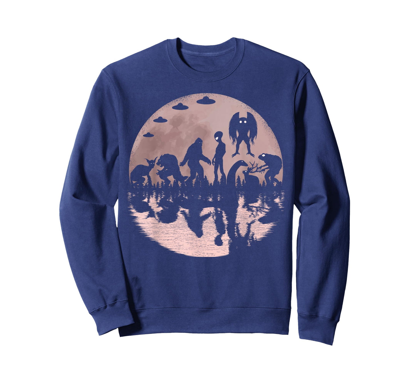 Cryptid Bigfoot Loch Ness Monster Mothman And Other Cryptids T-Shirt