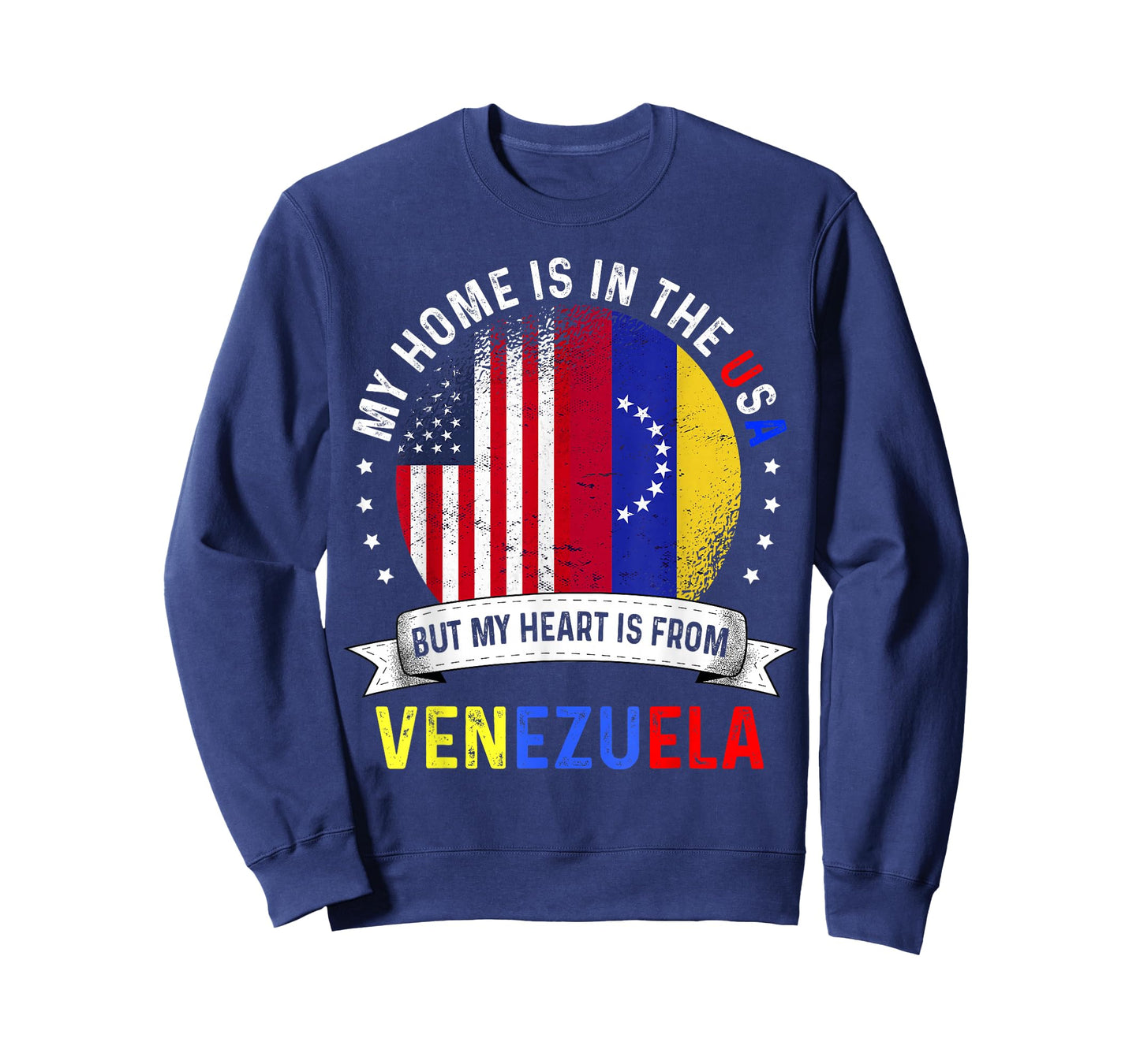 Venezuelan American Patriot Heart is from Venezuela Flag T-Shirt