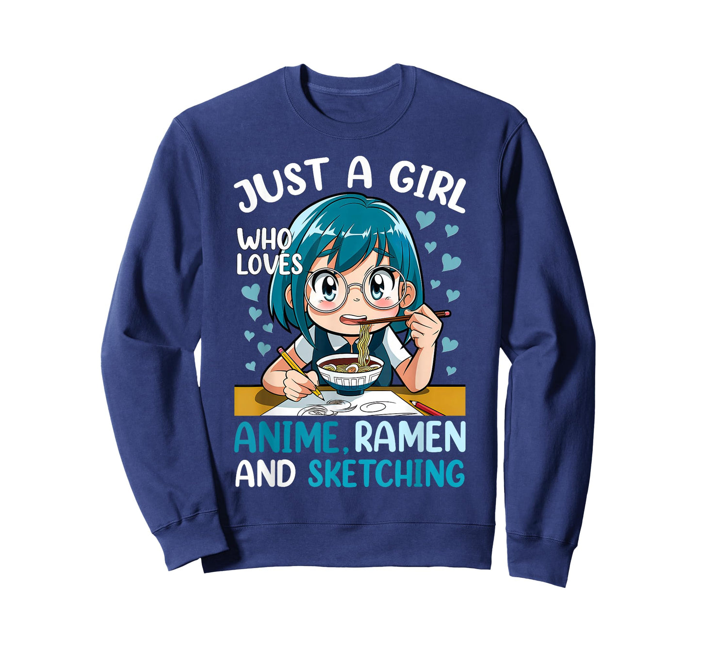 Just A Girl Who Loves Anime Ramen and Sketching Japan Anime T-Shirt