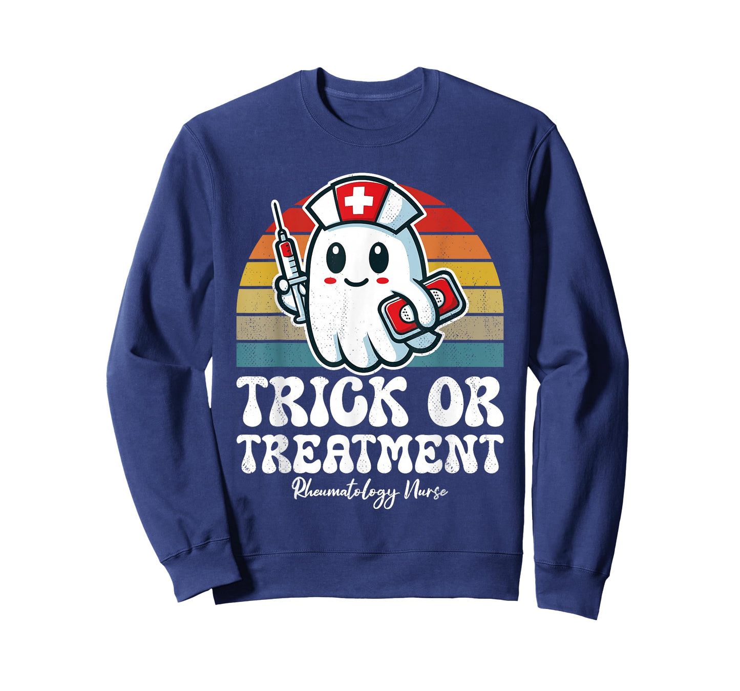 Trick Or Treatment Cute Halloween Rheumatology Nurse T-Shirt