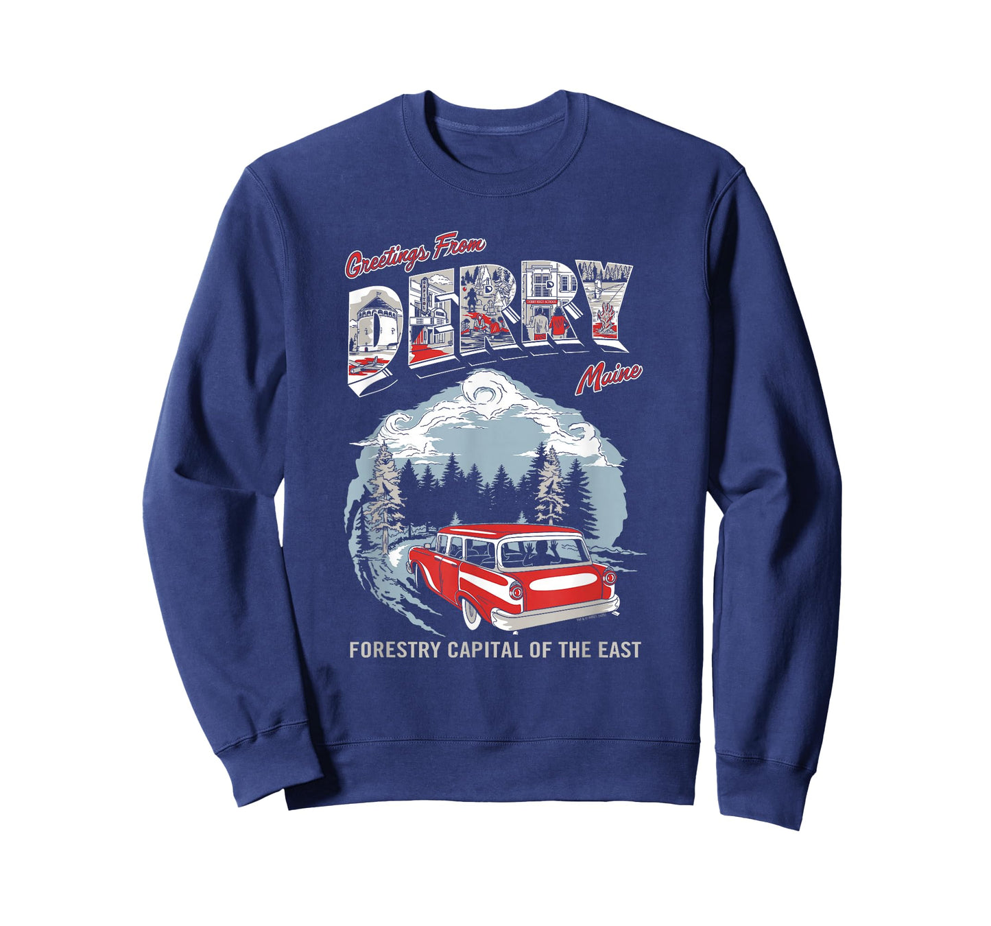 IT: Welcome to Derry Greetings Tourist Horror TV Show T-Shirt