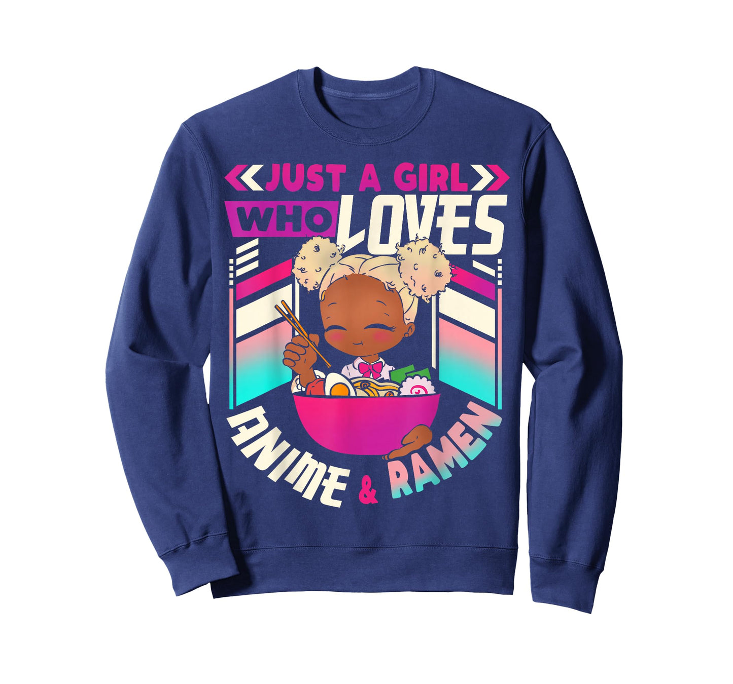 Anime Ramen Black Girl T-Shirt