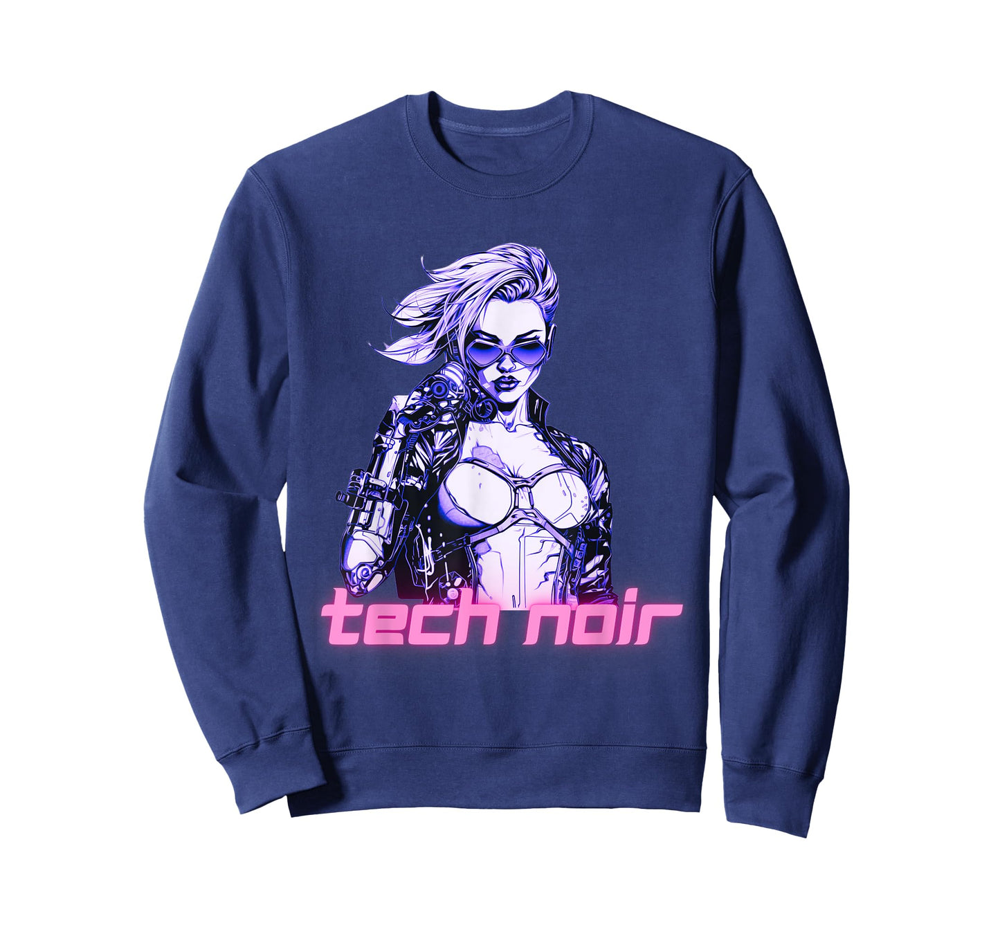 Tech Noir Cyberpunk Girl T-Shirt