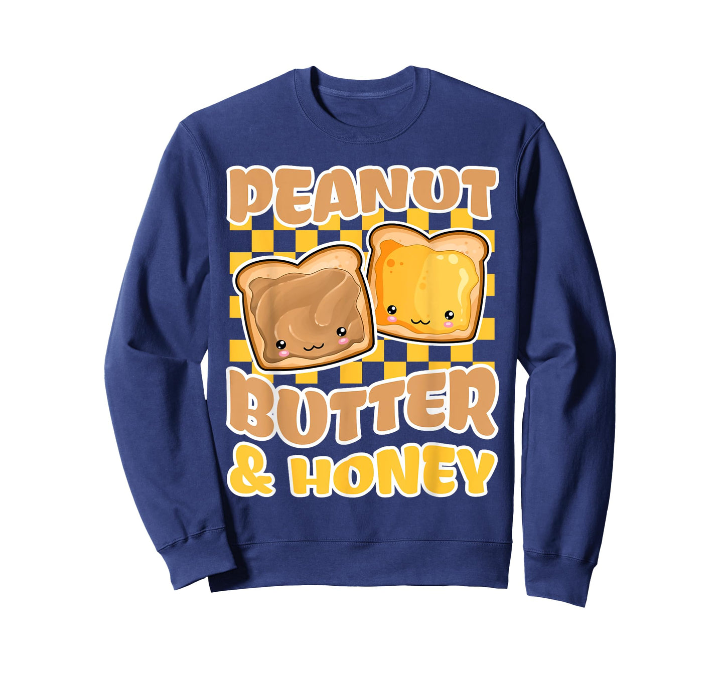 Kawaii Peanut Butter and Honey Bees Kind Retro Matching Cute T-Shirt