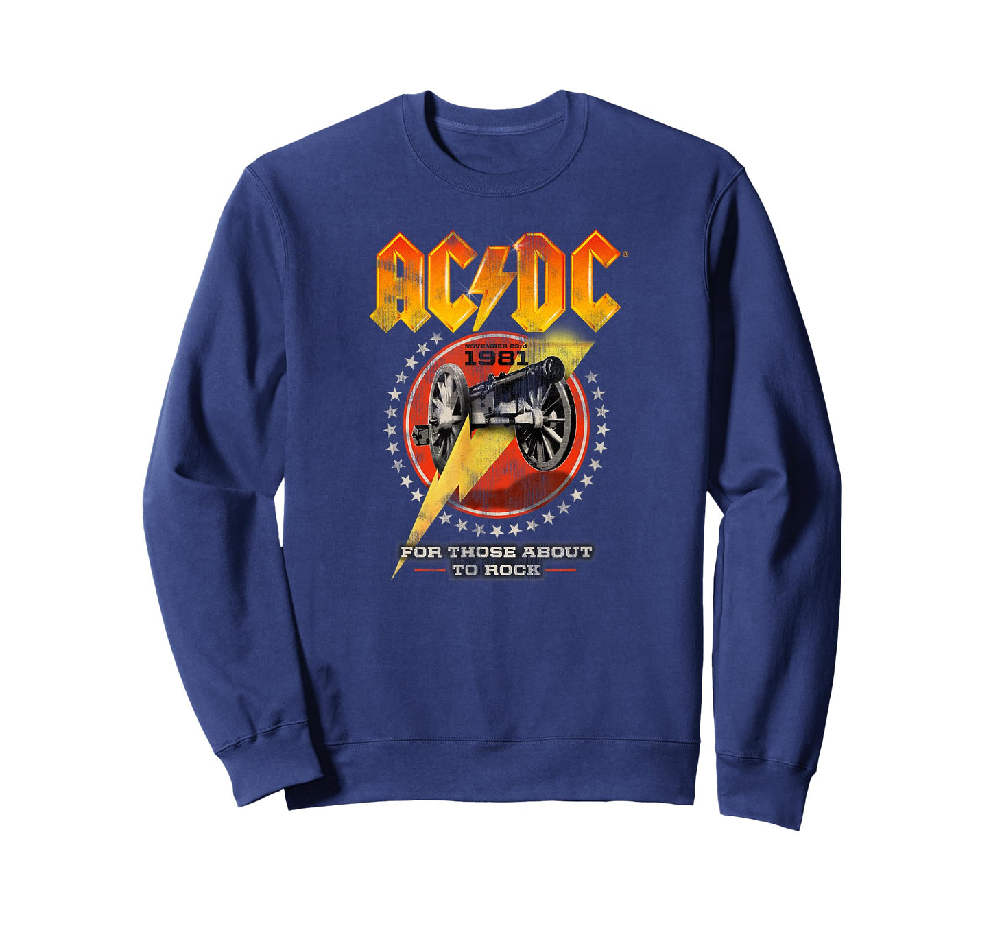 AC/DC Rock Music Band For Those About To Rock 1981 T-Shirt