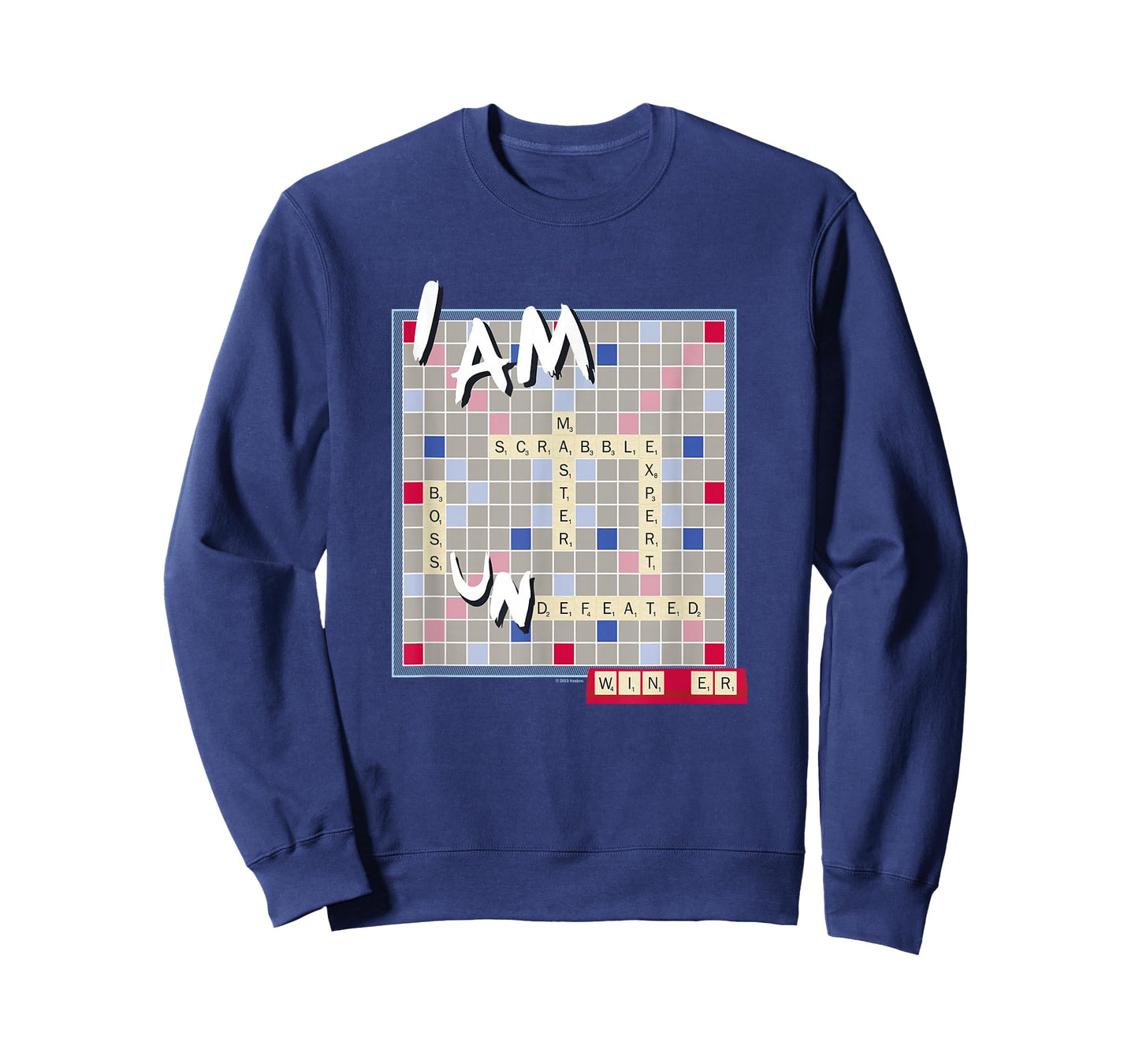 Scrabble I Am Undefeated Winning Letters Vintage Board T-Shirt