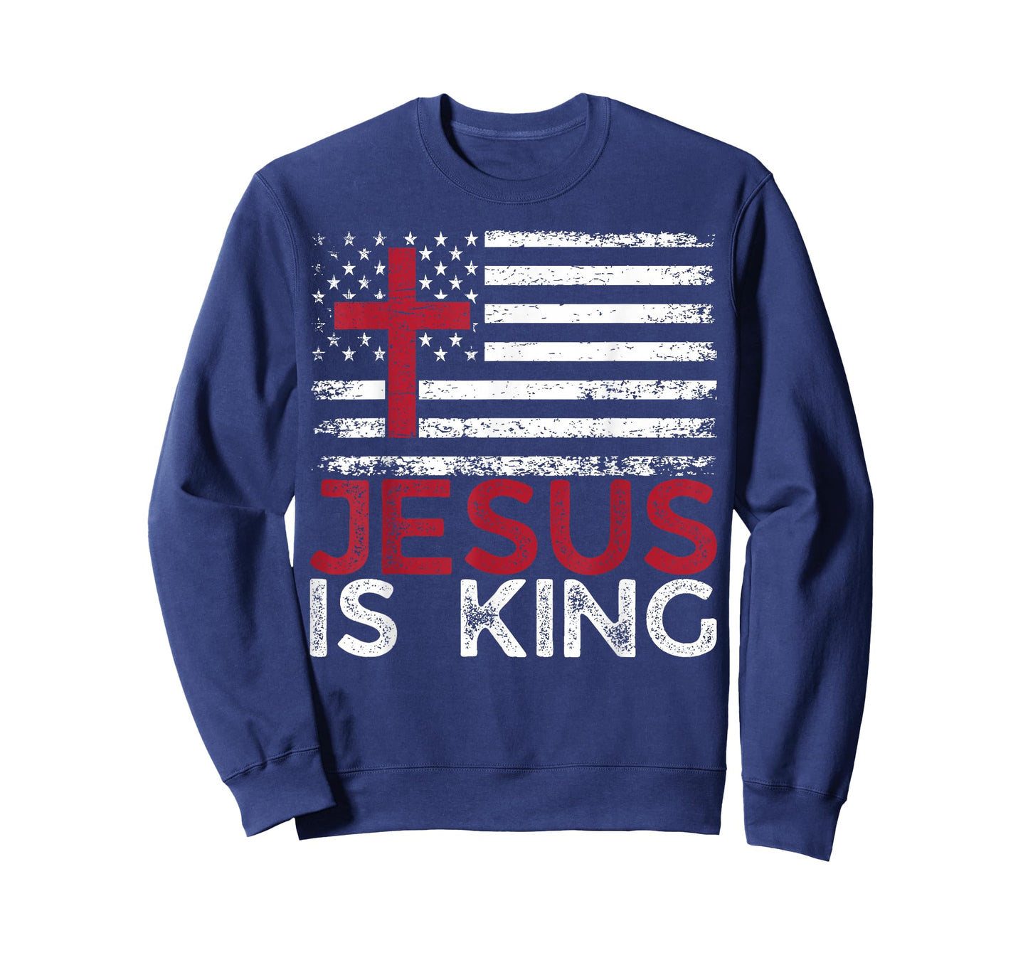 Jesus Is King Inspirational Christian Faith God Religious T-Shirt