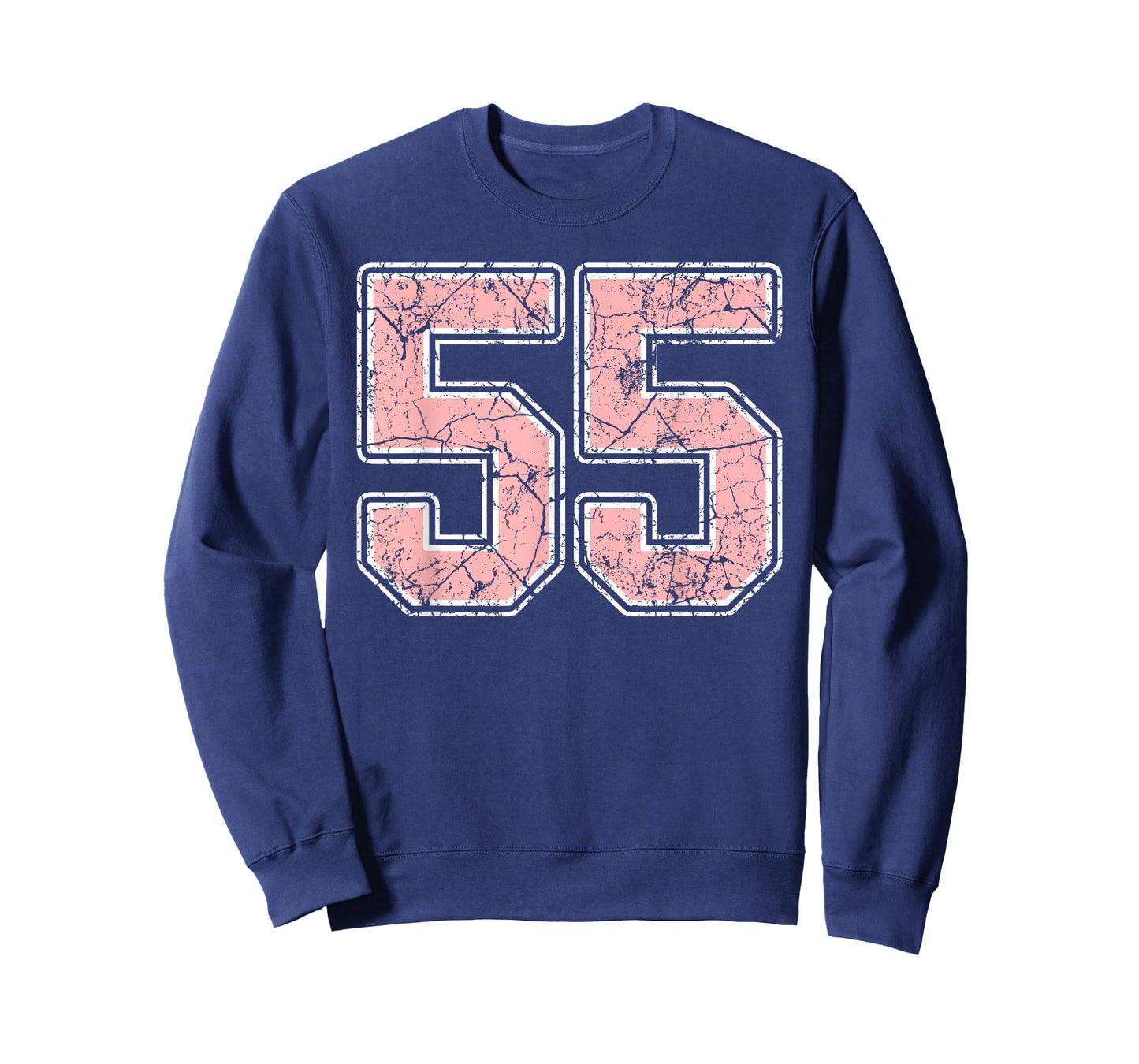 Pink and White Number 55 Jersey Player Uniform #55 Fan T-Shirt