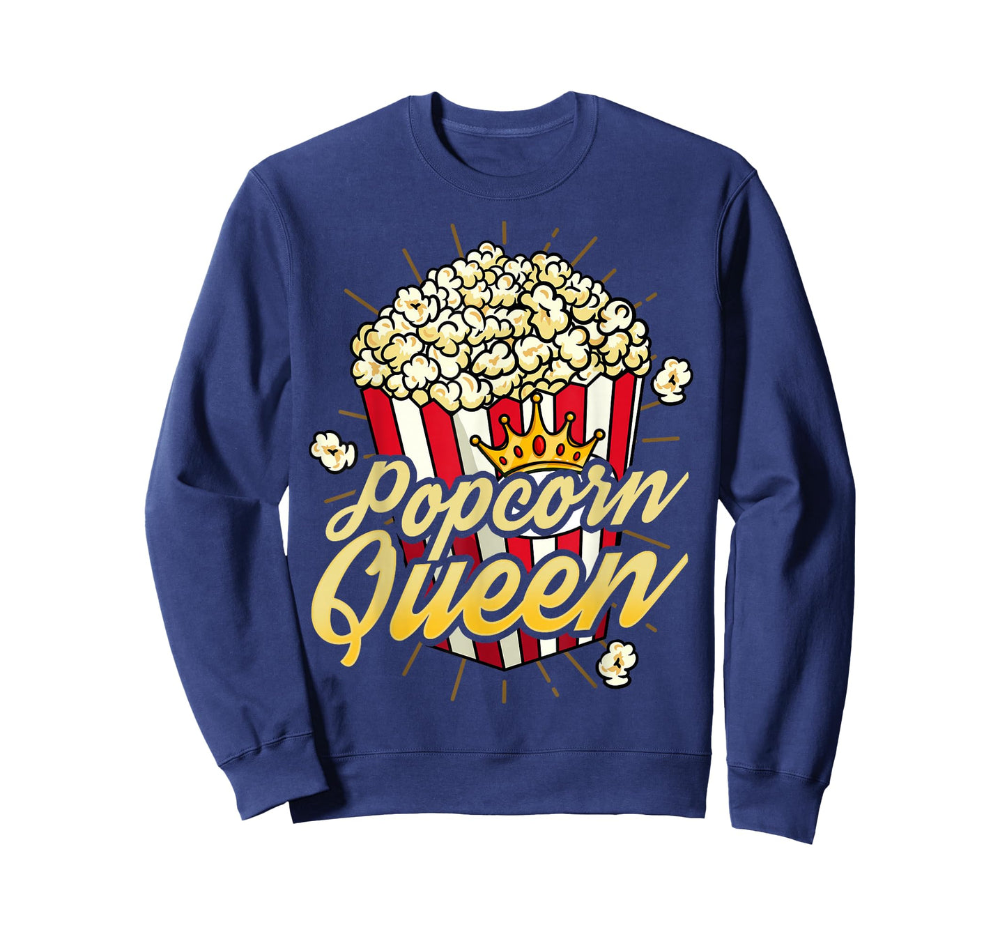 Funny Popcorn Lover Gift Movie Night Cinema Lover T-Shirt Small
