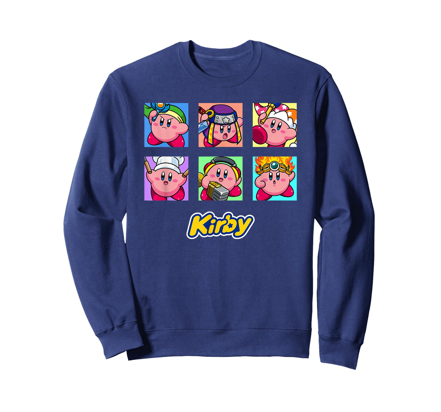 Kirby Selected Abilities Collage Pop Art Full Color T-Shirt