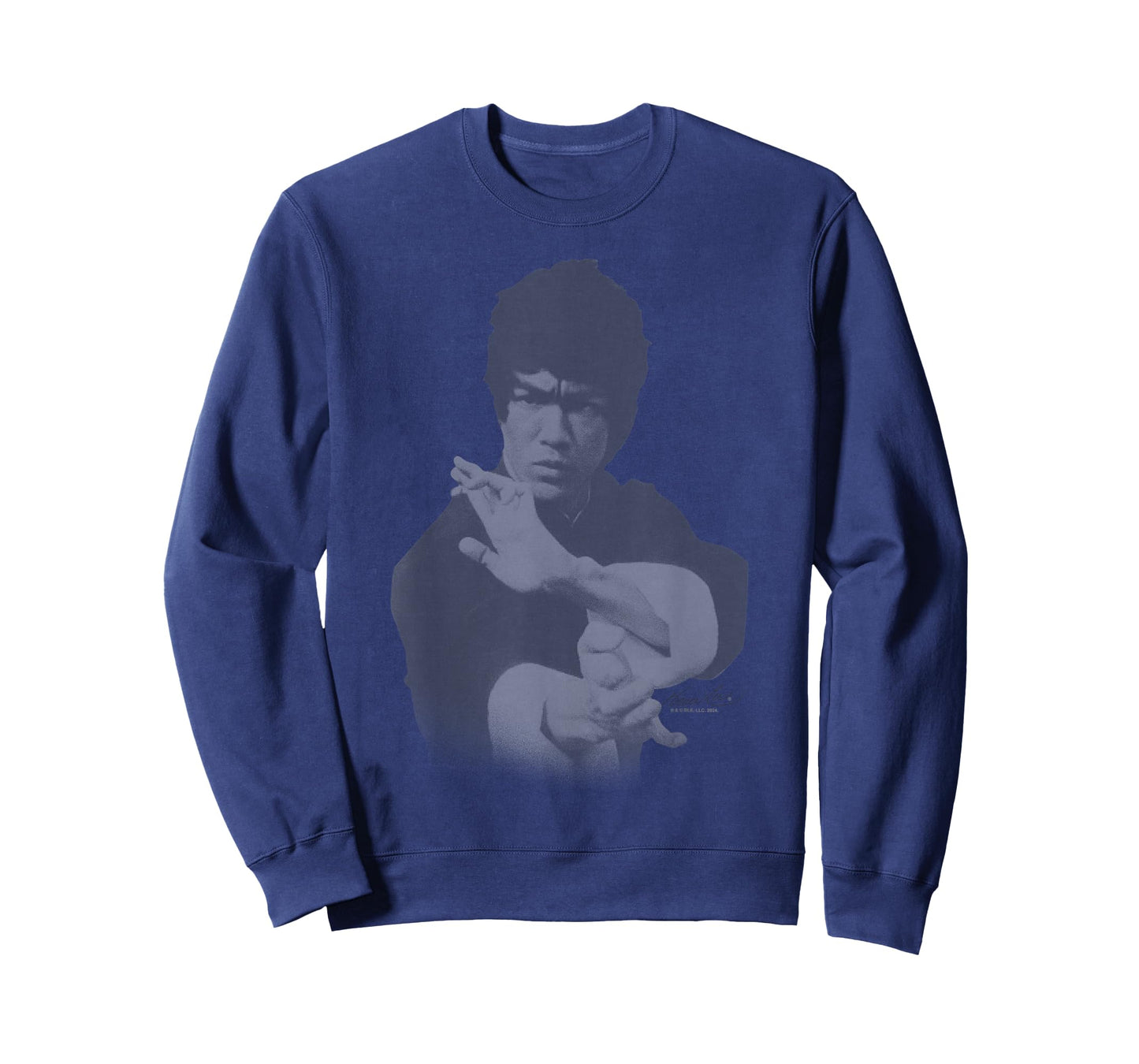 Bruce Lee Back And White Vintage Distressed Portrait T-Shirt
