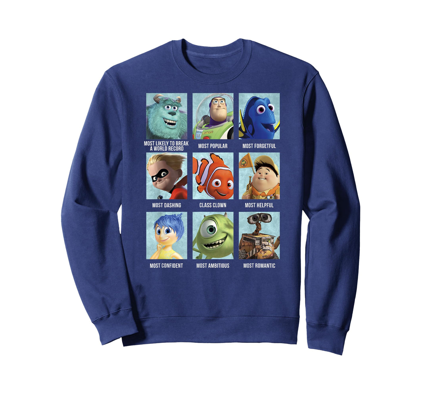 Disney Pixar Collection Movie Characters Best Of Class T-Shirt