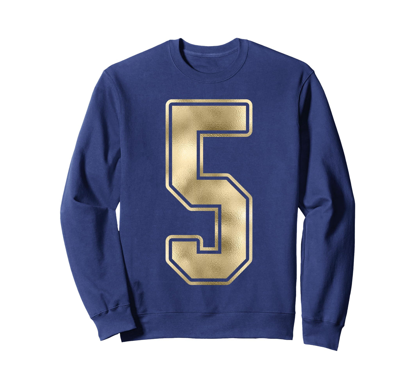 #5 Number 5 Sports Fan Jersey Style T-Shirt T-Shirt