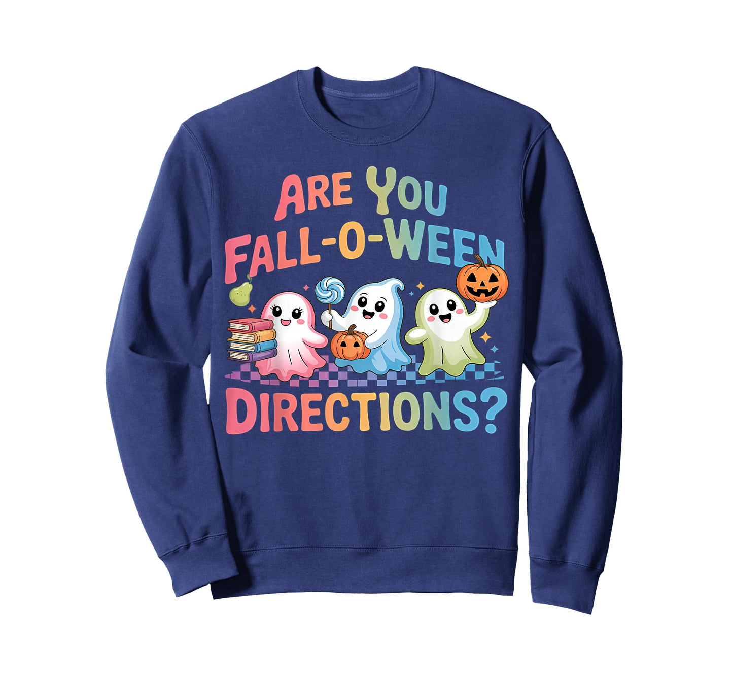 are You Fall O Ween Directions Halloween Teacher Ghosts T-Shirt