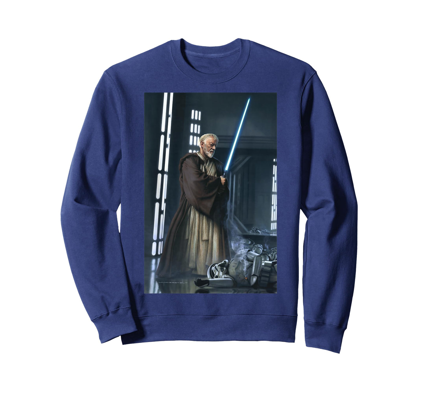 Star Wars Obi-Wan Kenobi Lightsaber Picture Graphic T-Shirt T-Shirt