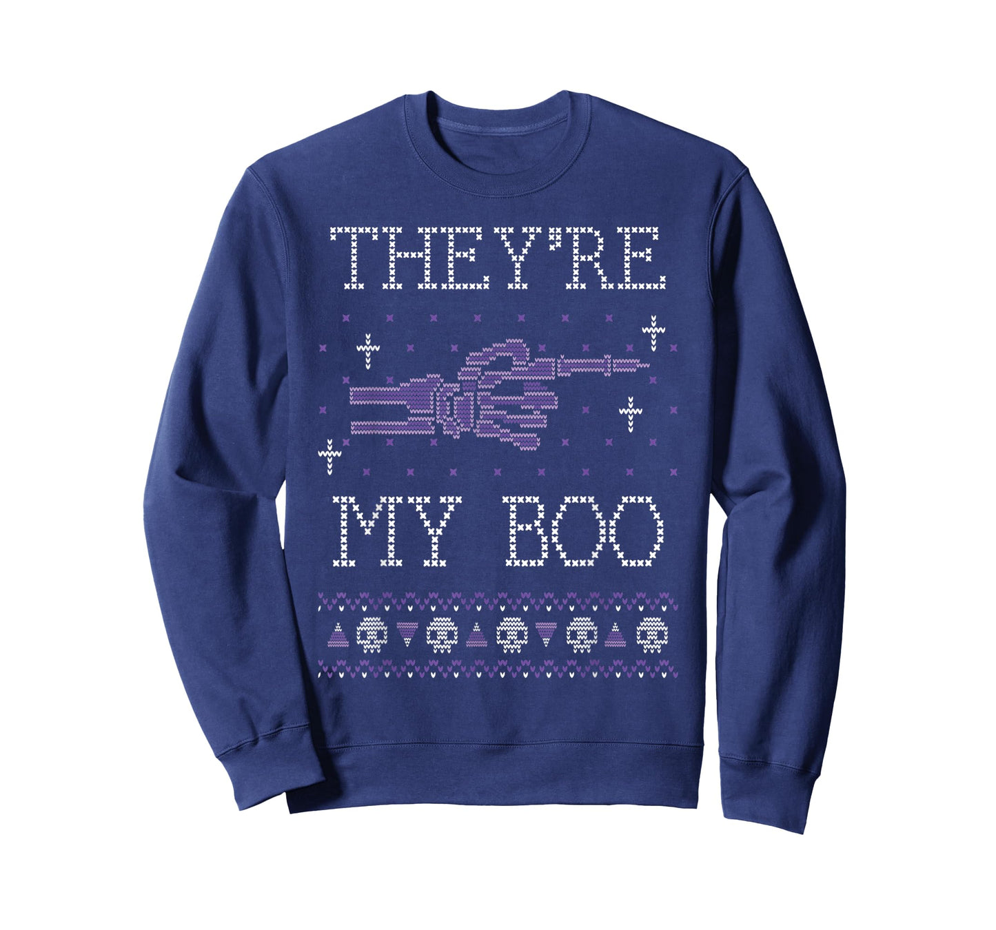 They're My Boo Easy Halloween Costume They Them LGBTQ T-Shirt
