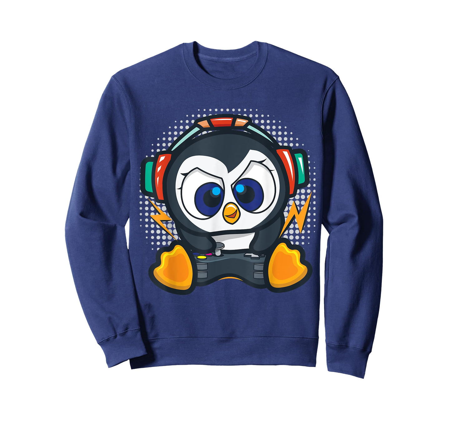 Penguin Gaming Shirt Boys Kids Gamer Gift Penguin Lover T-Shirt