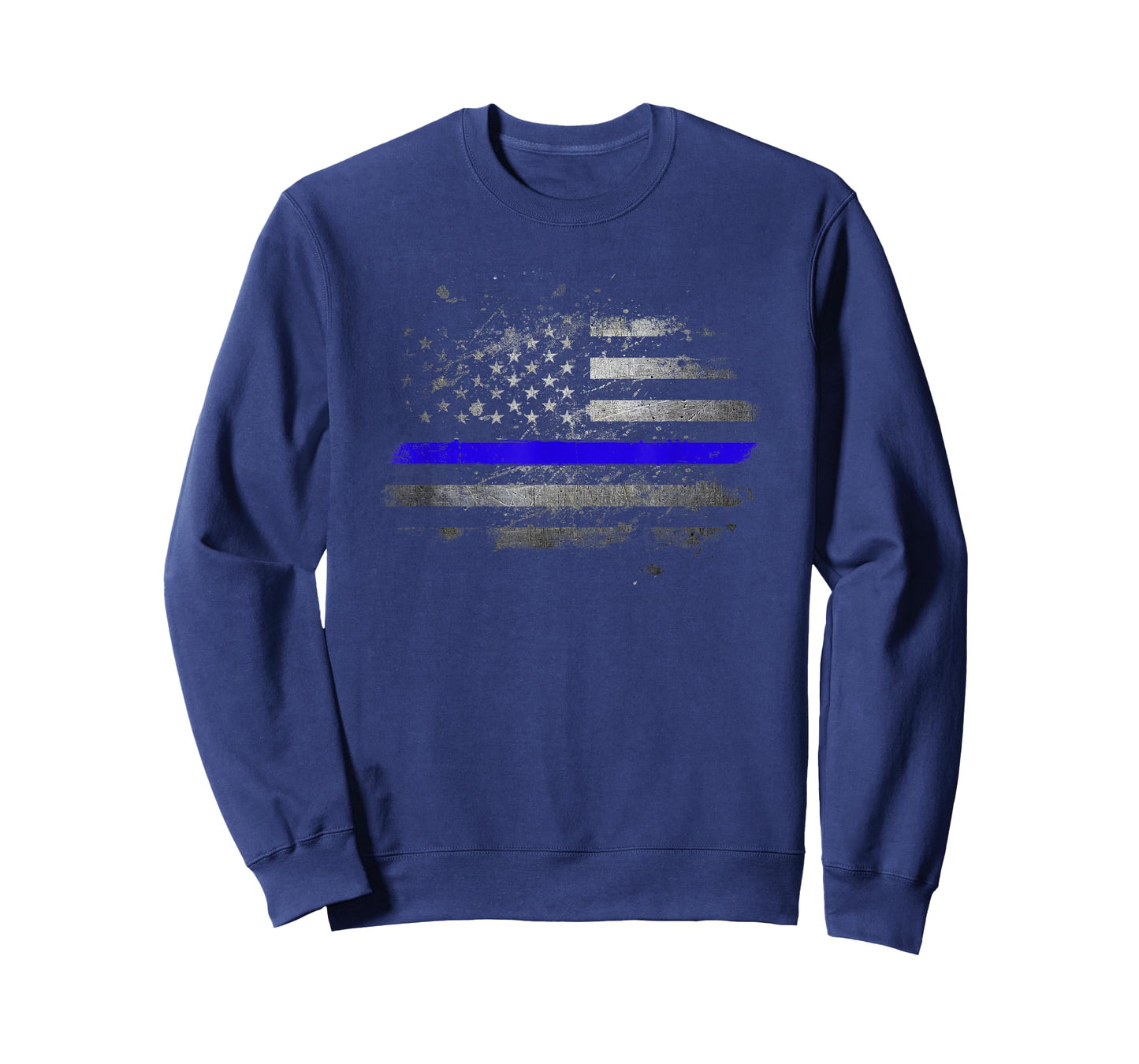 USA Flag Police Support Patriotic Law Enforcement Officer T-Shirt