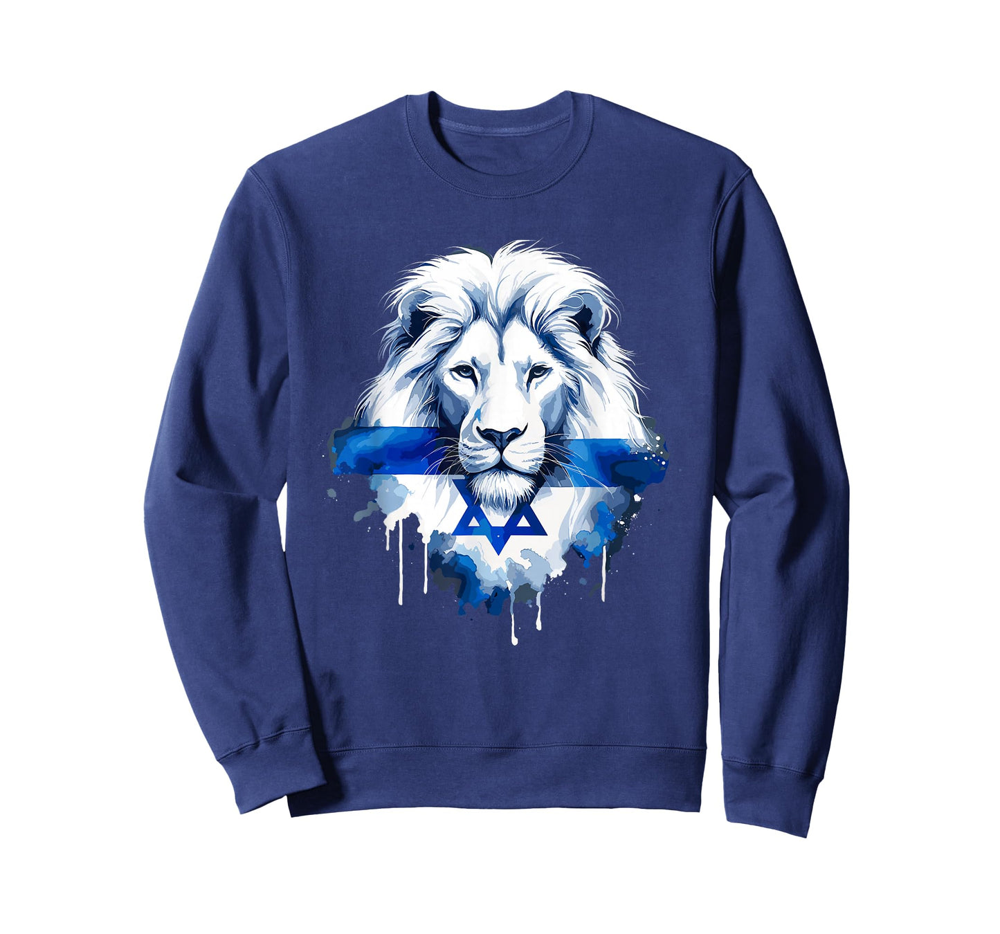 Jewish Israel Flag Lion David Star Yisrael Proud Israelites T-Shirt