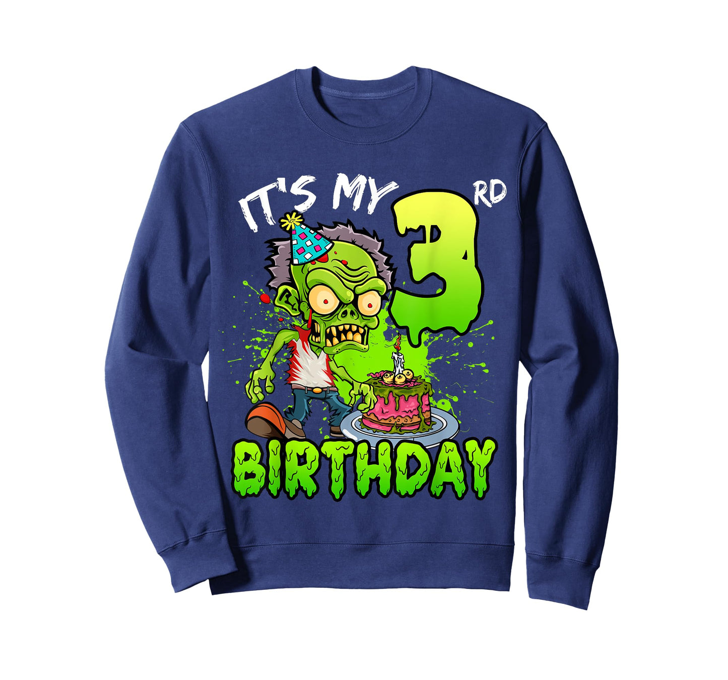 It's My 3rd Birthday Zombie Lover 3 Year Old Boys Girls T-Shirt