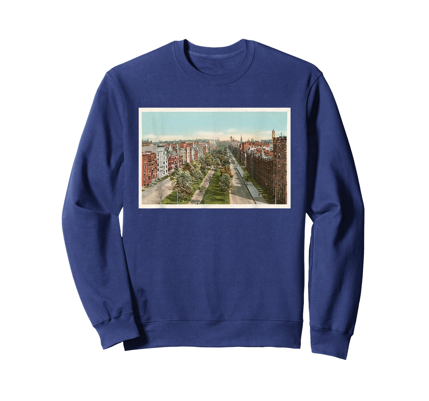 Boston Commonwealth Ave Illustration (1904) T-Shirt