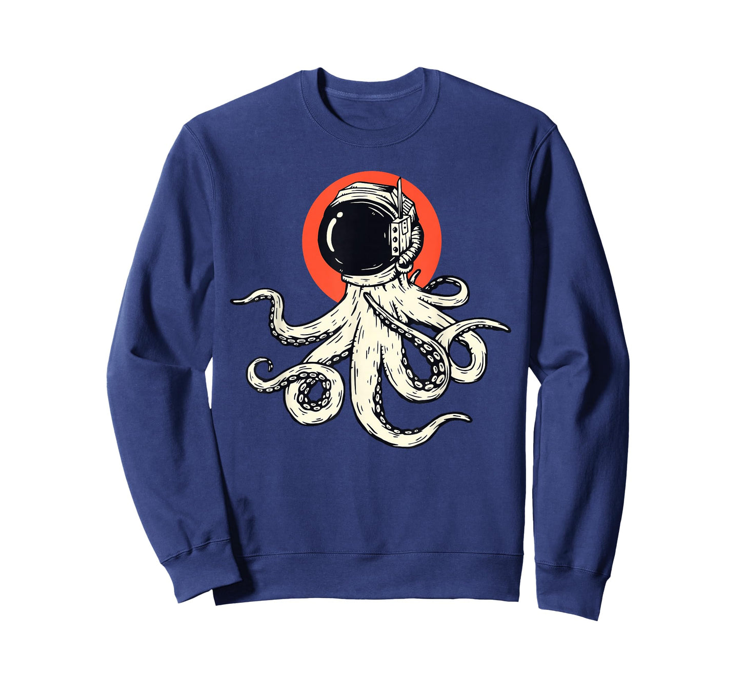 Funny Octopus Alien Gift Outer Space UFO Mars Scifi Mens T-Shirt