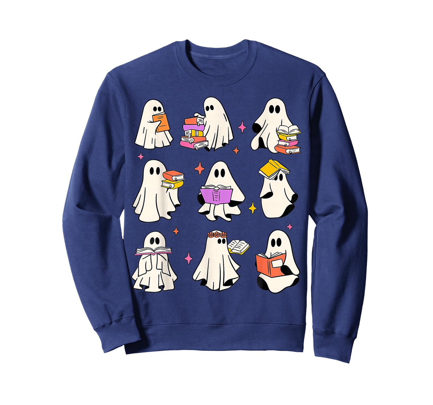 Read More Books Spooky Teacher Halloween Ghost Reading Book T-Shirt