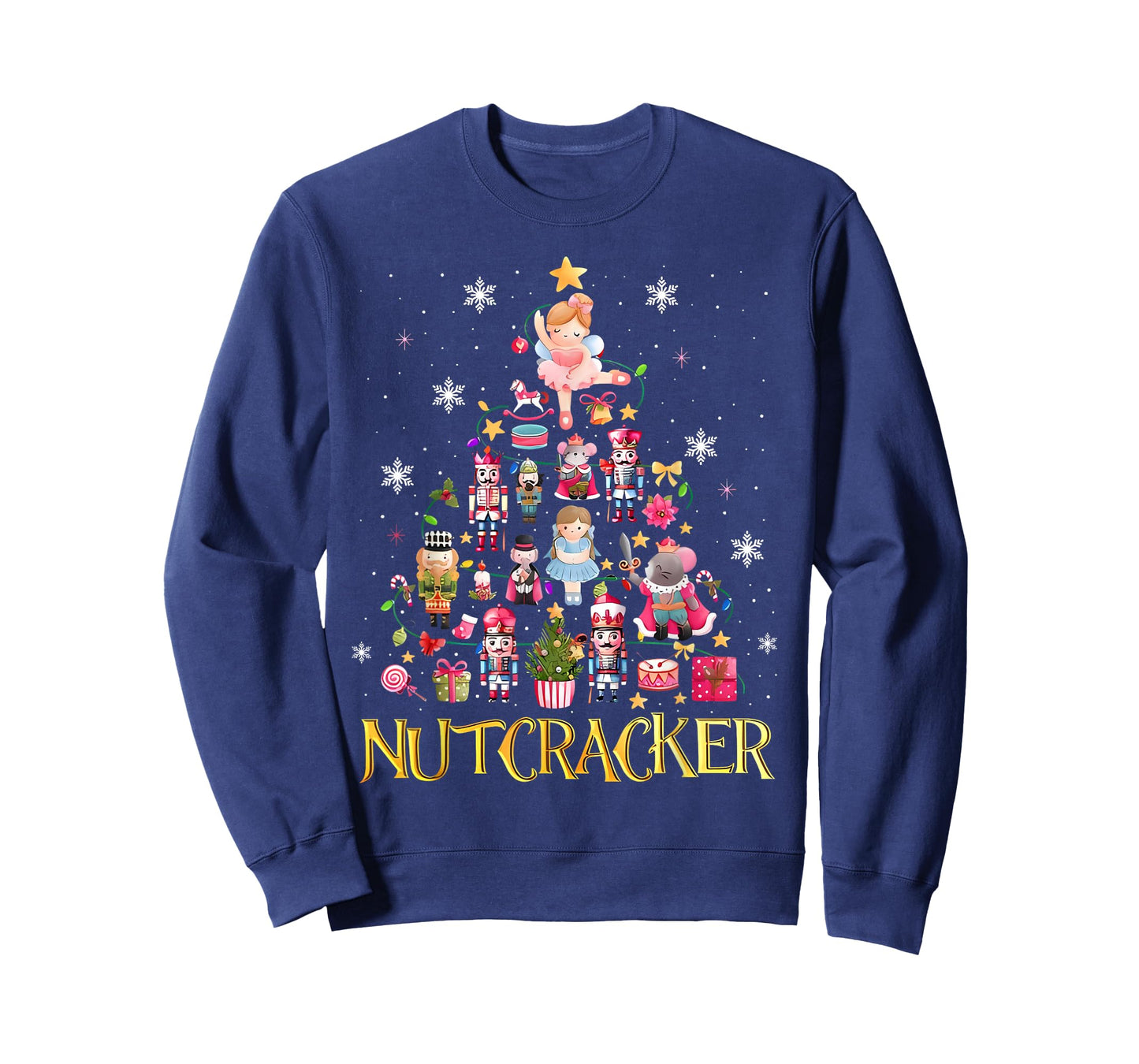Nutcracker Christmas Tree Ballet Dance Women Kids Girl T-Shirt