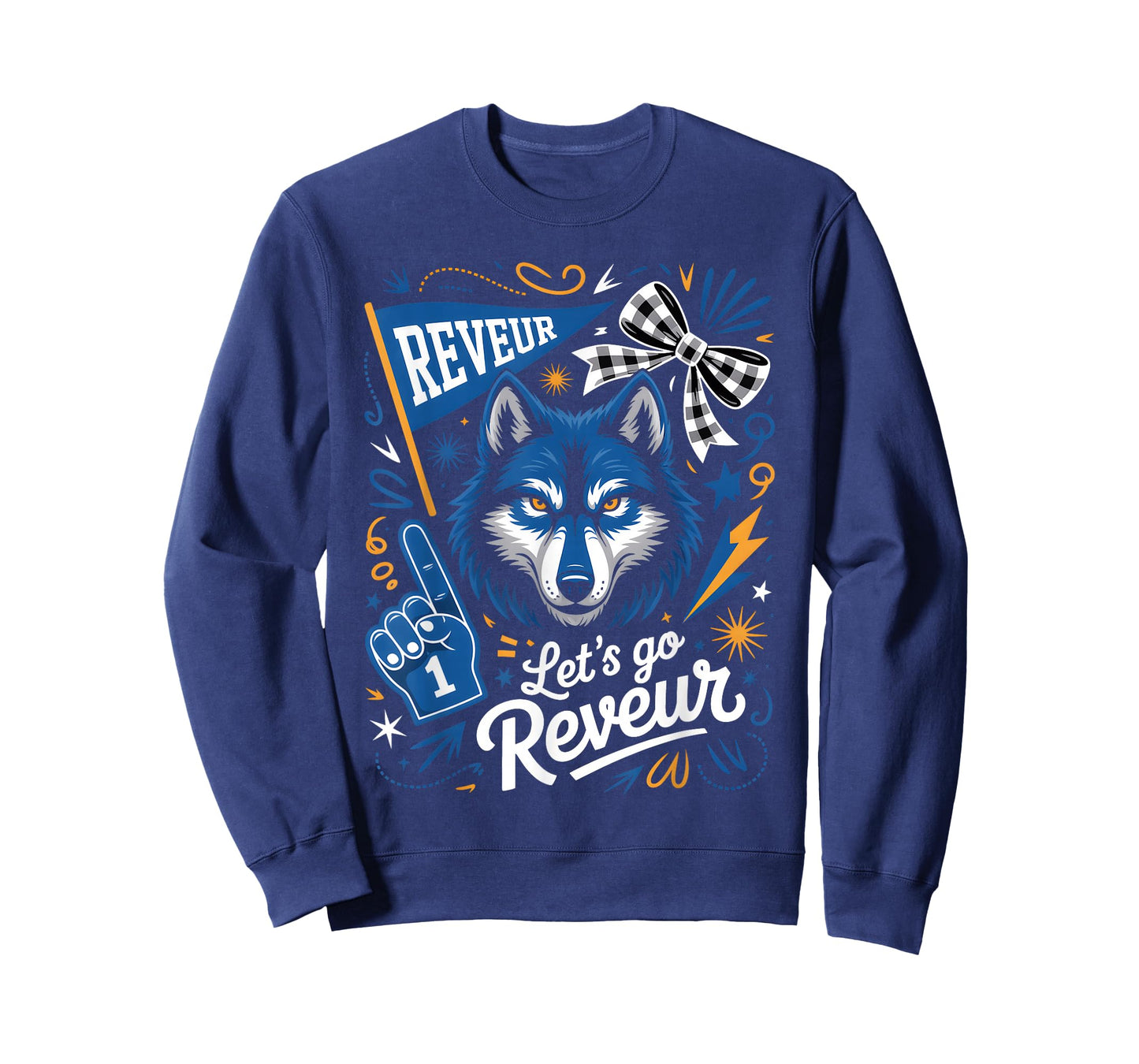 Team Reveur House Shirt Blue Reveur House of Dreamers Wolf T-Shirt
