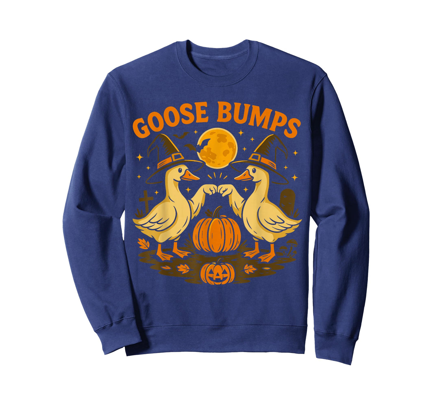 Cute Spooky Goose Shirt, Funny Halloween Goose Bumps T-Shirt