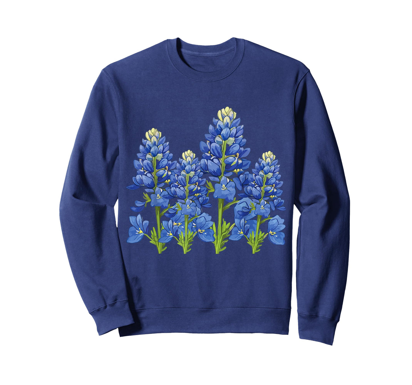 Bluebonnet Texas Spring Flower Fields Texas Wildflower Bloom T-Shirt