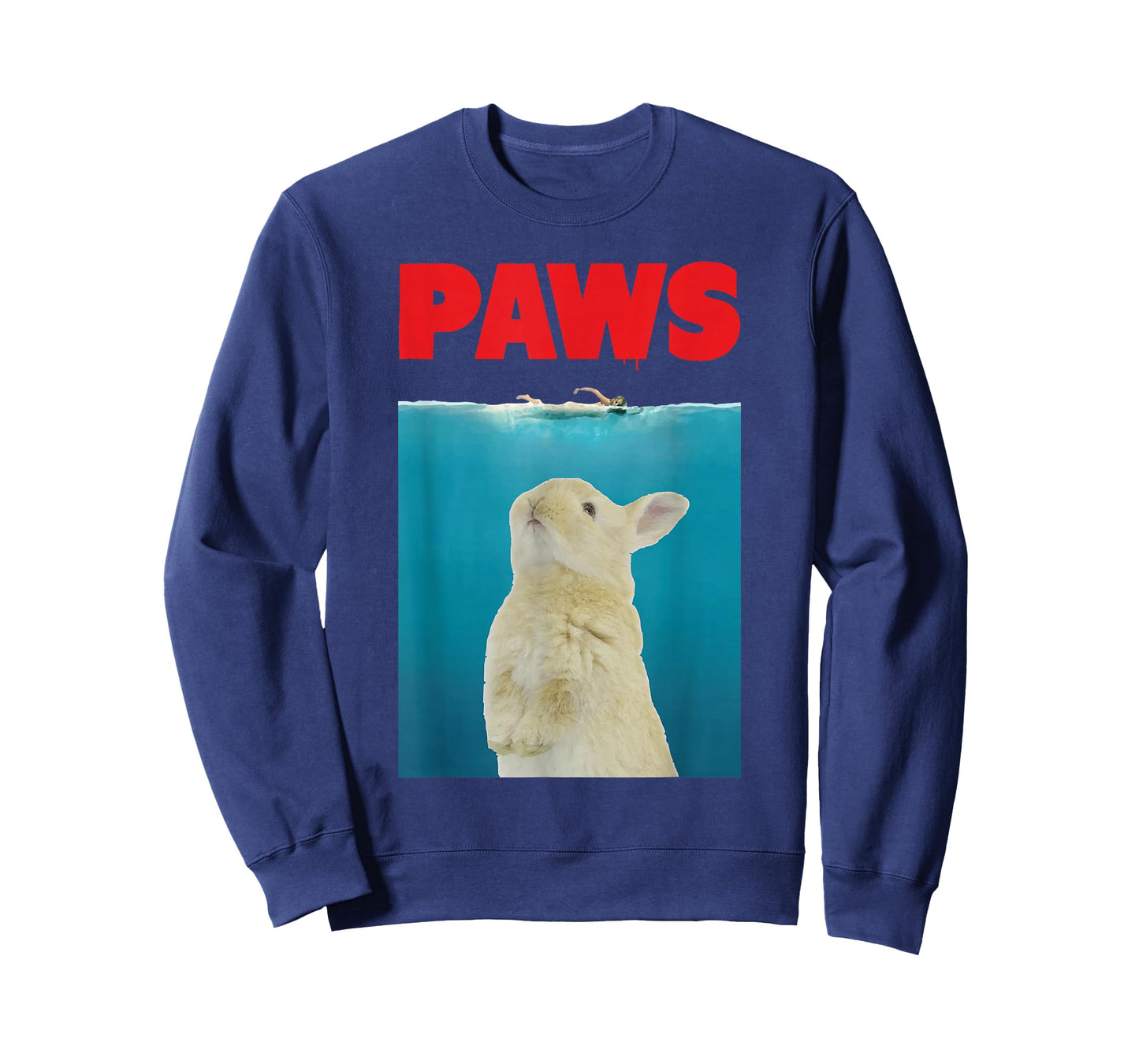 Paws Bunny T-Shirt Funny Parody | Rabbit Lover Gifts T-Shirt
