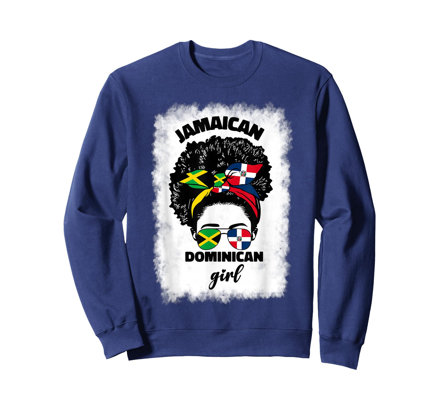 Half Jamaican And Dominican Republic Jamaica Flag Dominicana T-Shirt