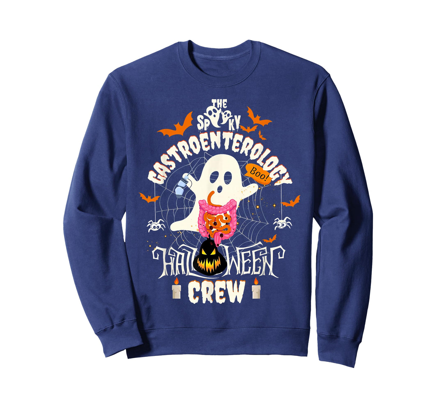 Spooky Gastroenterology Halloween Crew GI Endoscopy Nurse T-Shirt
