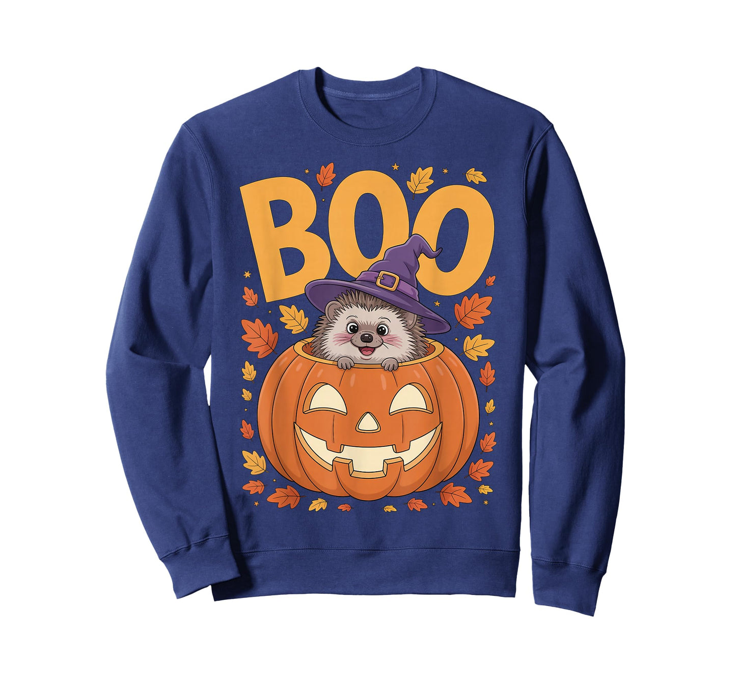 Hedgehog Costume on Pumpkin Halloween Hedgehog T-Shirt