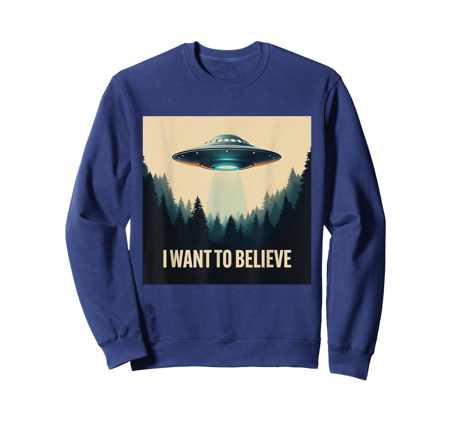 I Want To Believe Vintage UFO Alien Craft Dream Encounter T-Shirt
